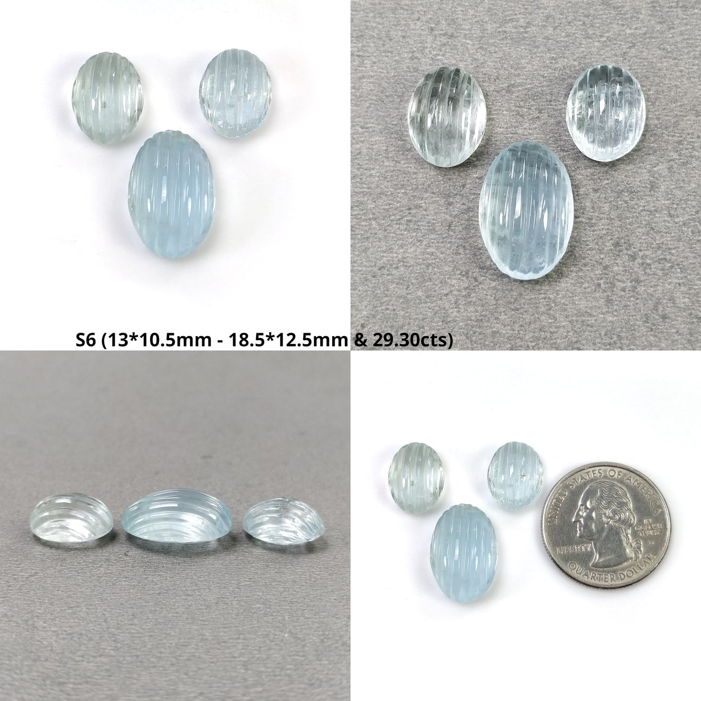 Multi Color Aquamarine