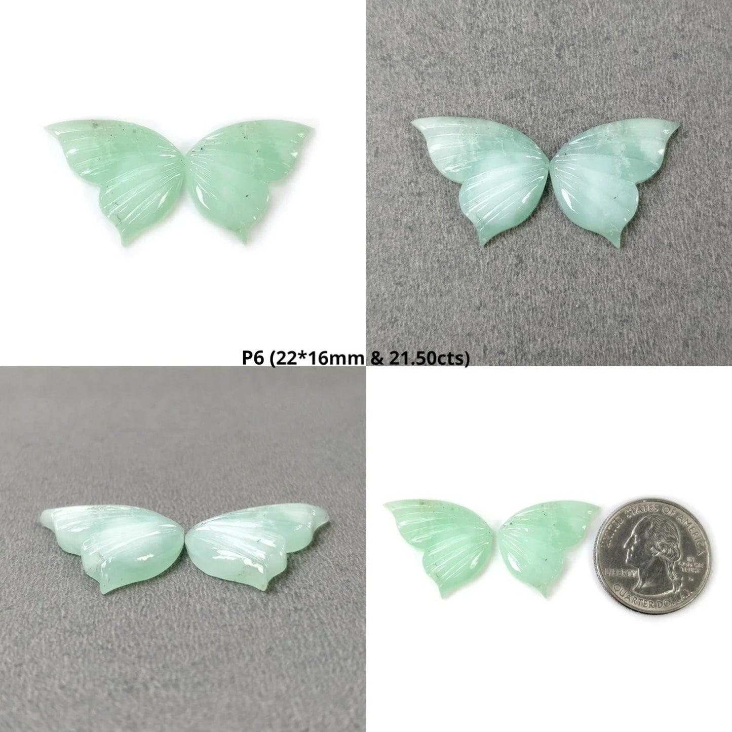 Chrysoprase Butterfly