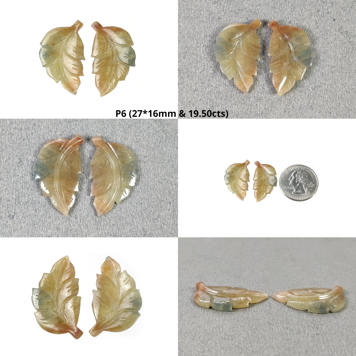 Multi Sapphire Leaf
