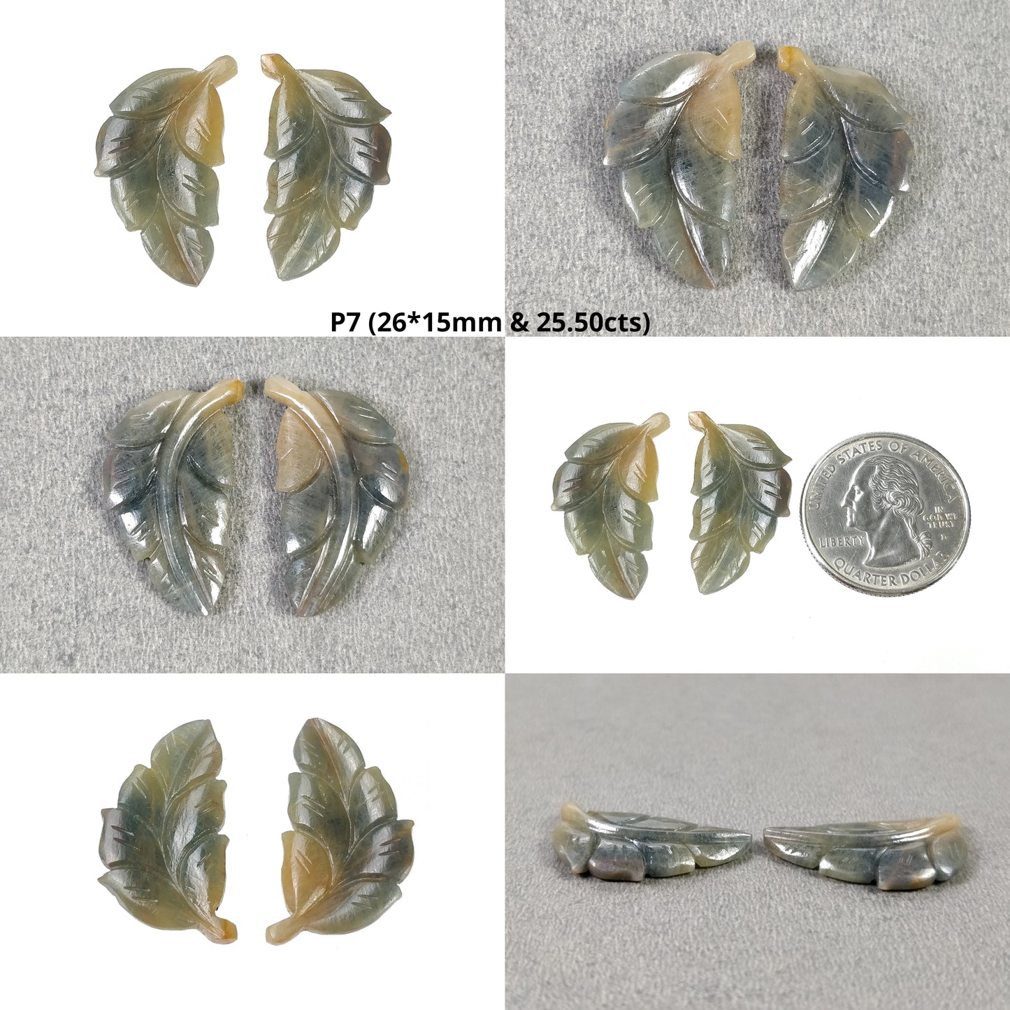 Multi Sapphire Leaf