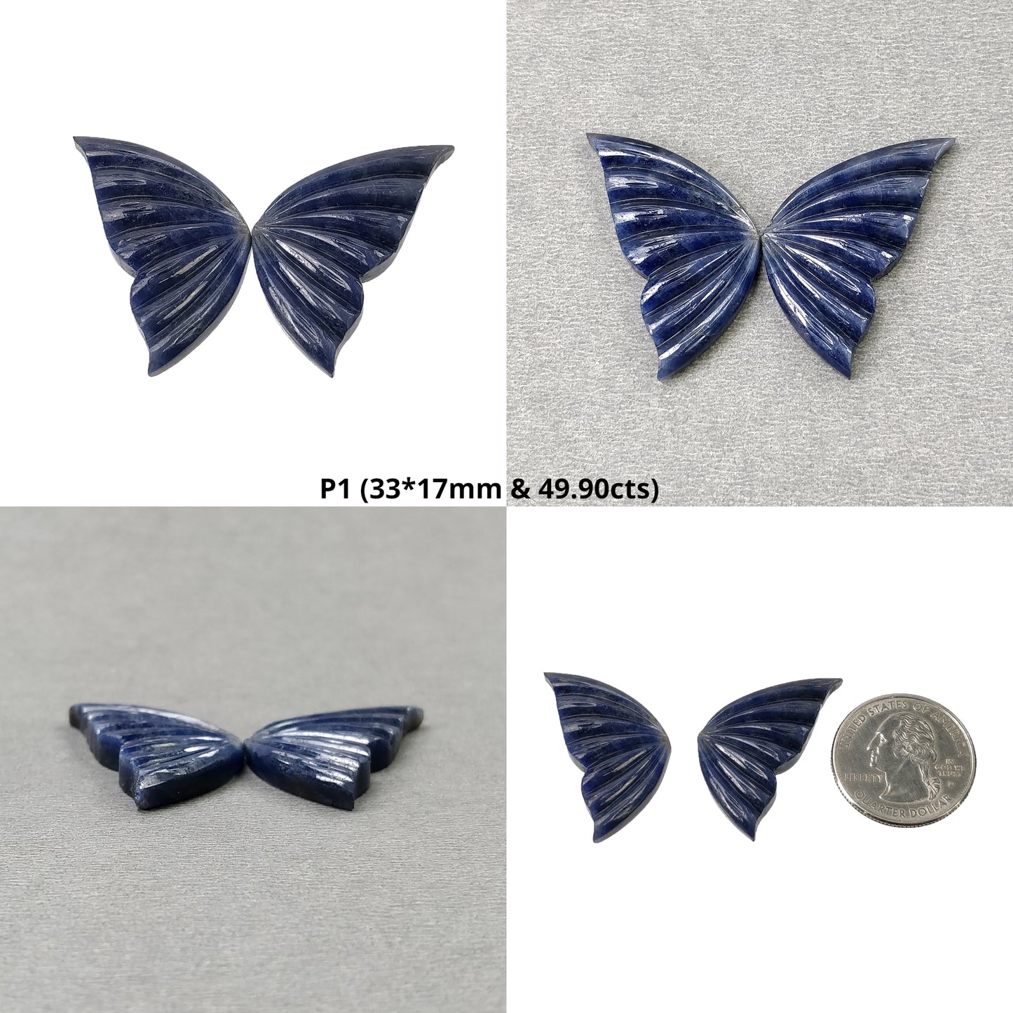 Blue Sapphire Butterfly