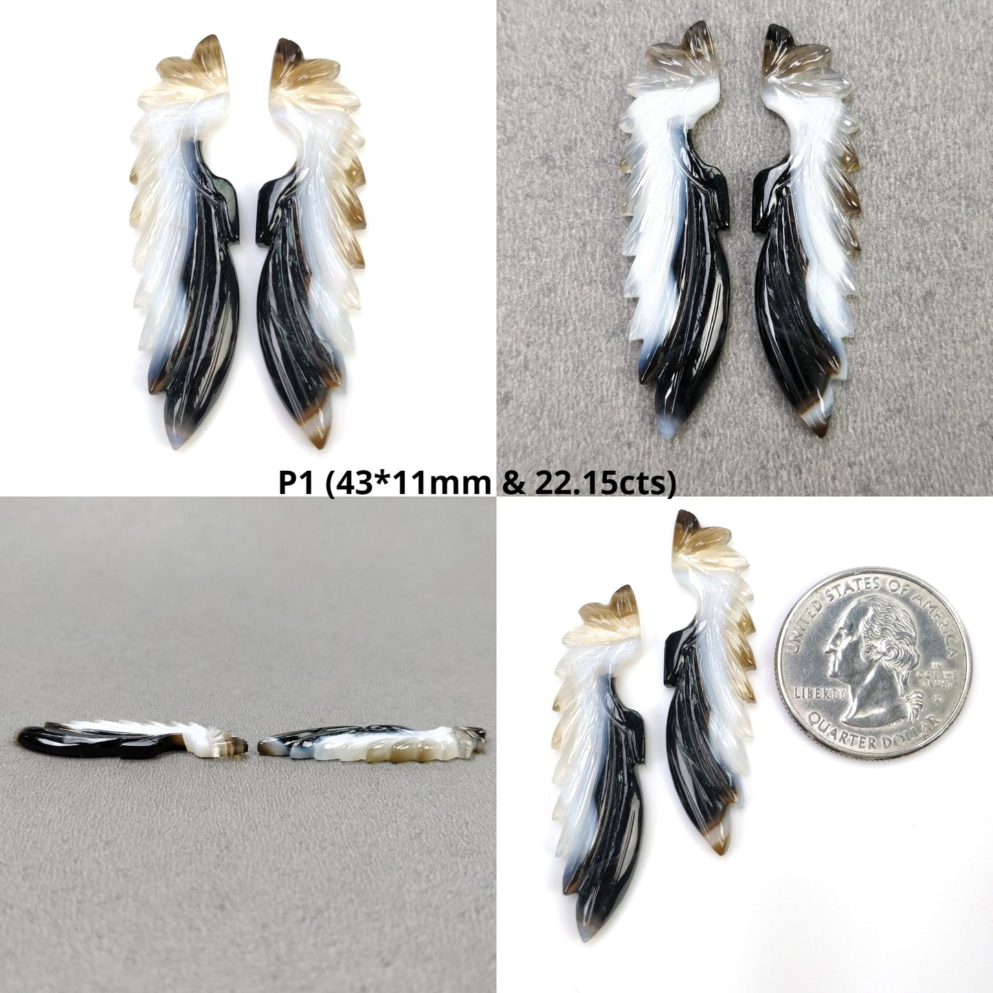 Botswana Agate Butterfly