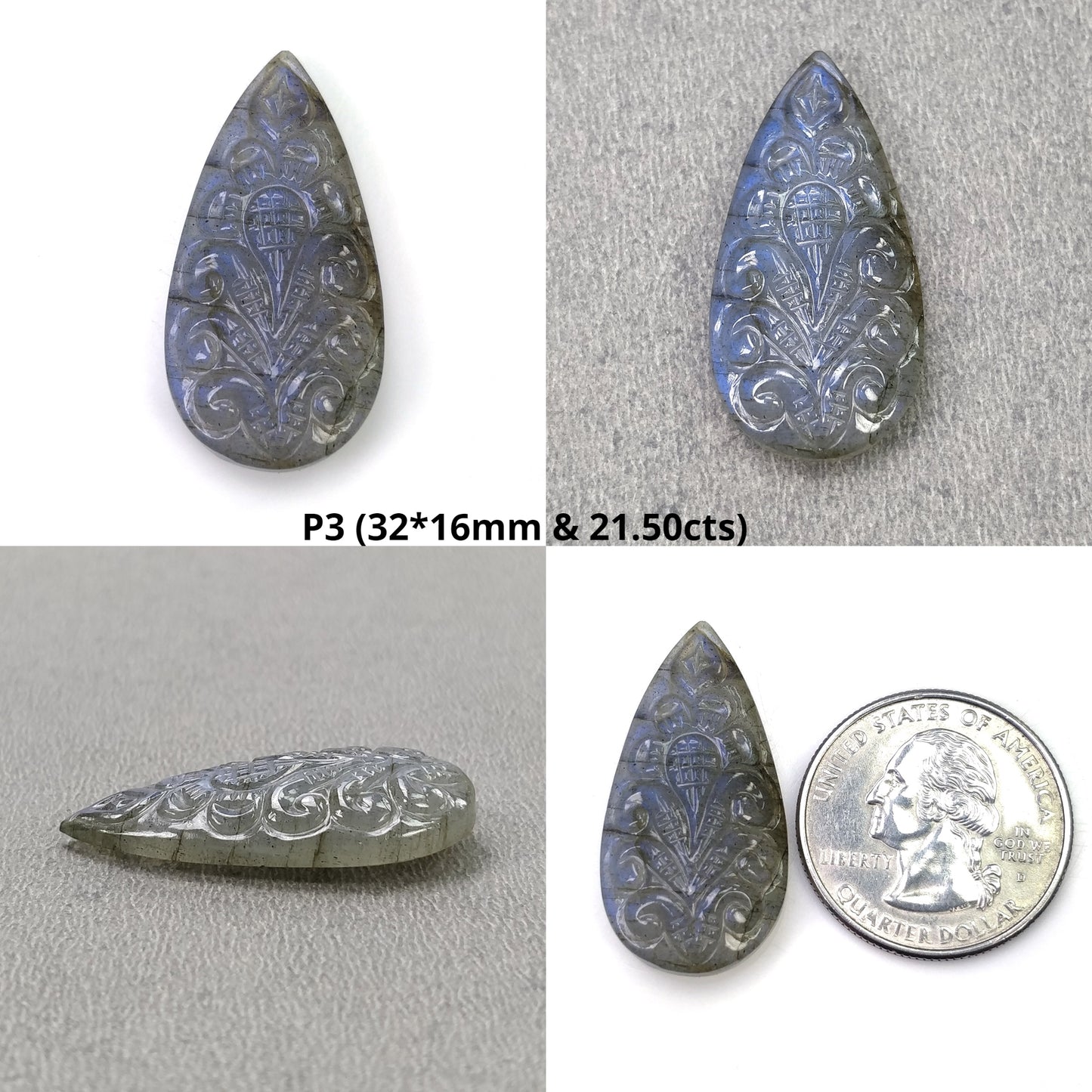 Labradorite Carving