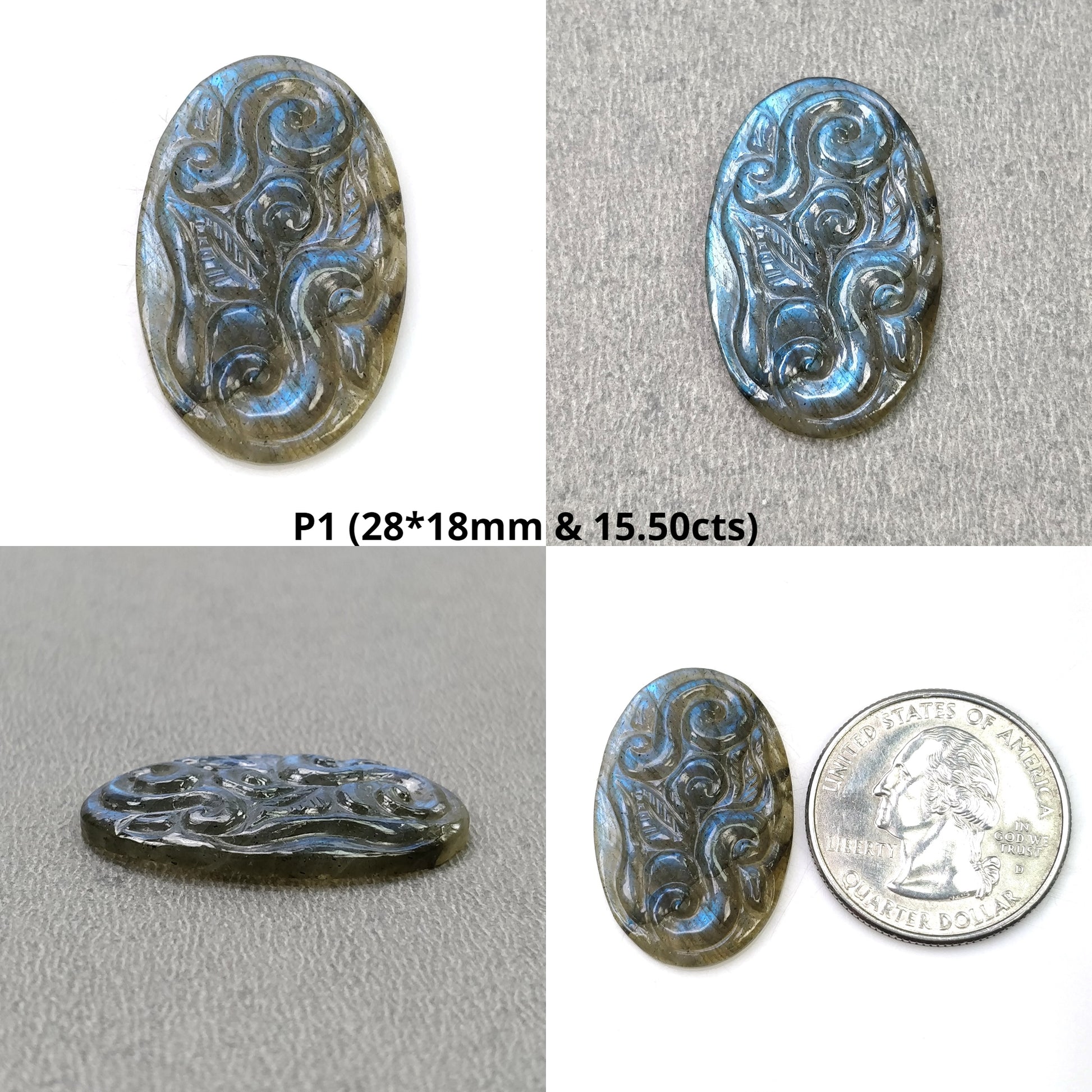 Oval Shape Labradorite