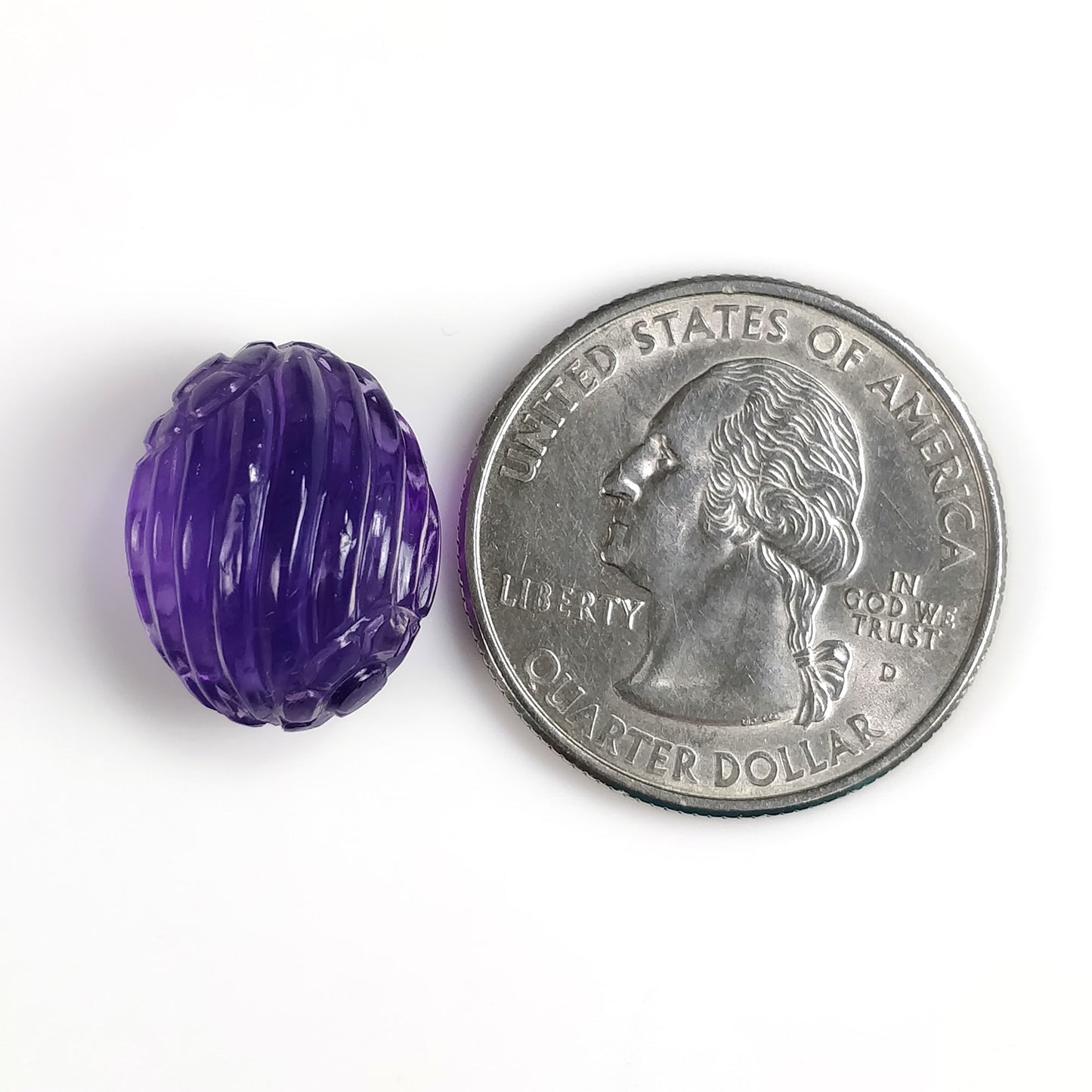 Amethyst carving