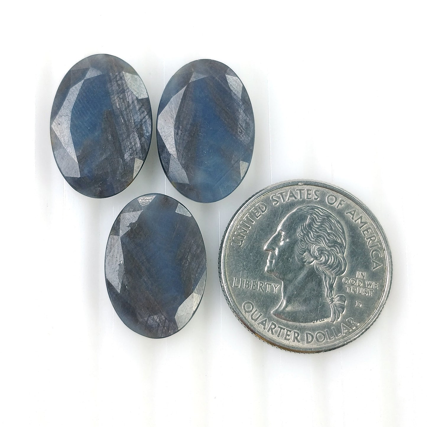 Silver Blue Sapphire