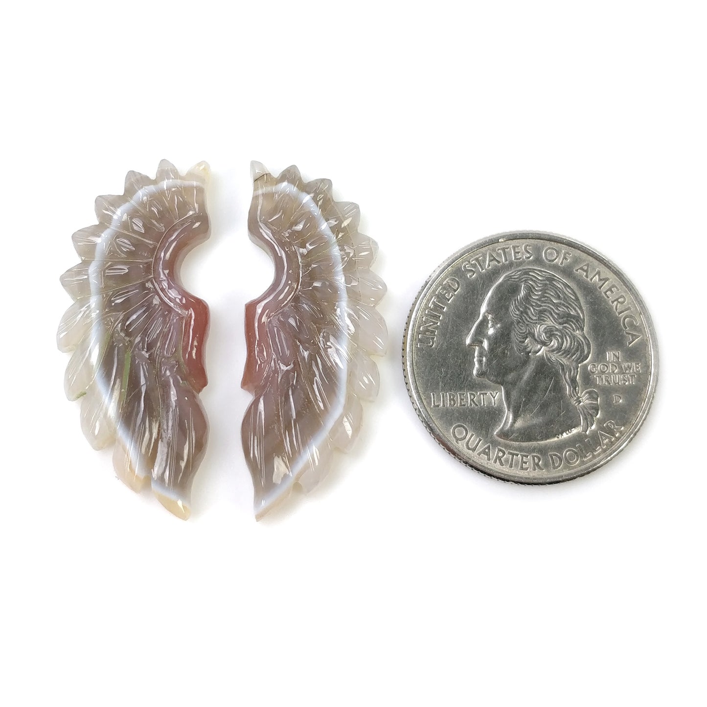 Agate Angel Wings