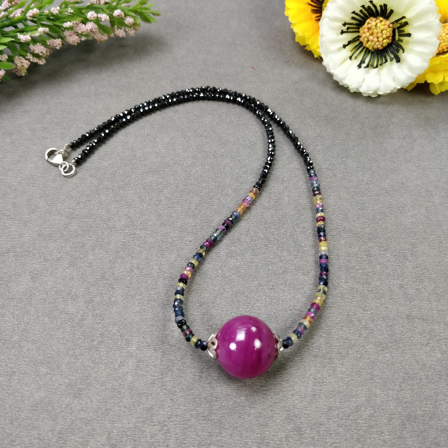 Multi Sapphire Gemstone