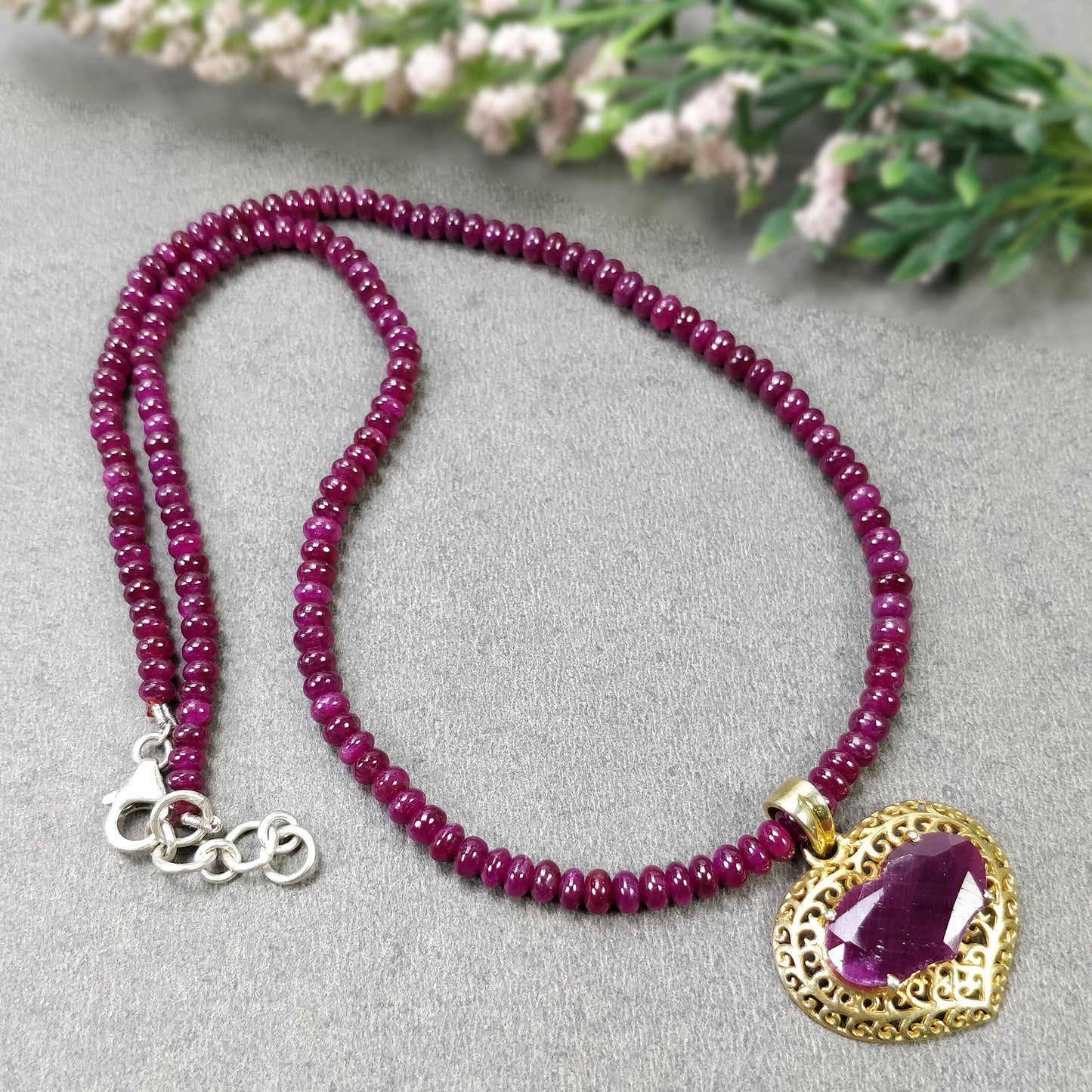 Ruby Beads