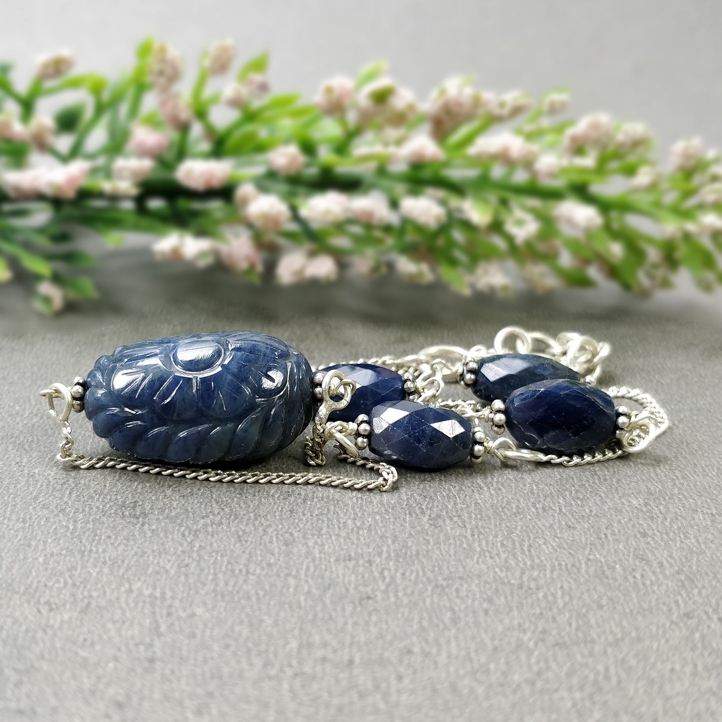 Blue Sapphire Necklace