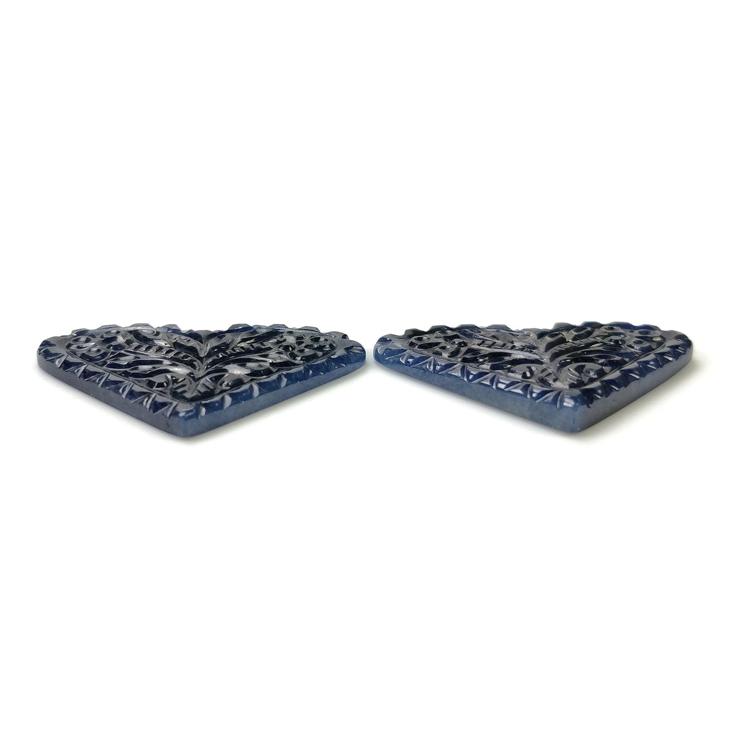 Blue Sapphire Carving