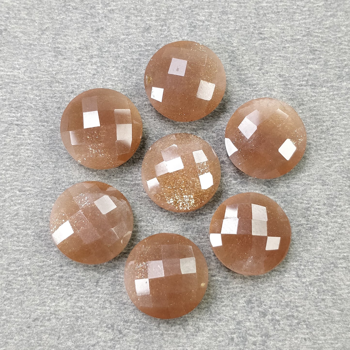 Checker Cut Moonstone