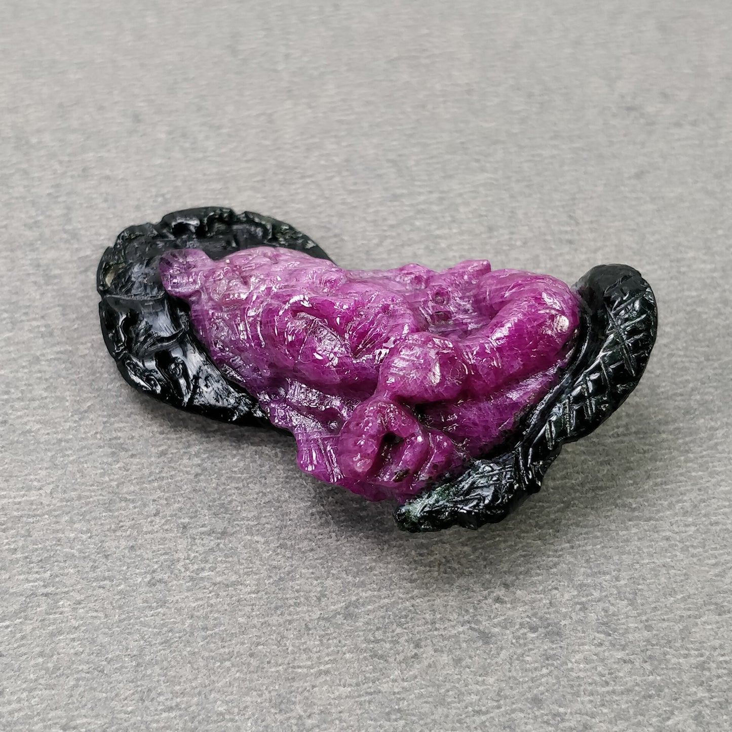 Hand Carved Ruby