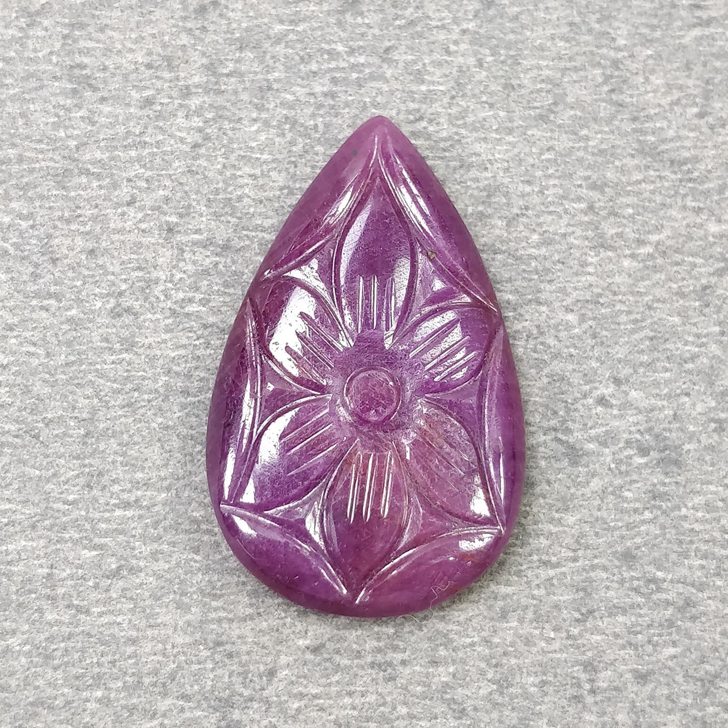 Hand Carved Ruby