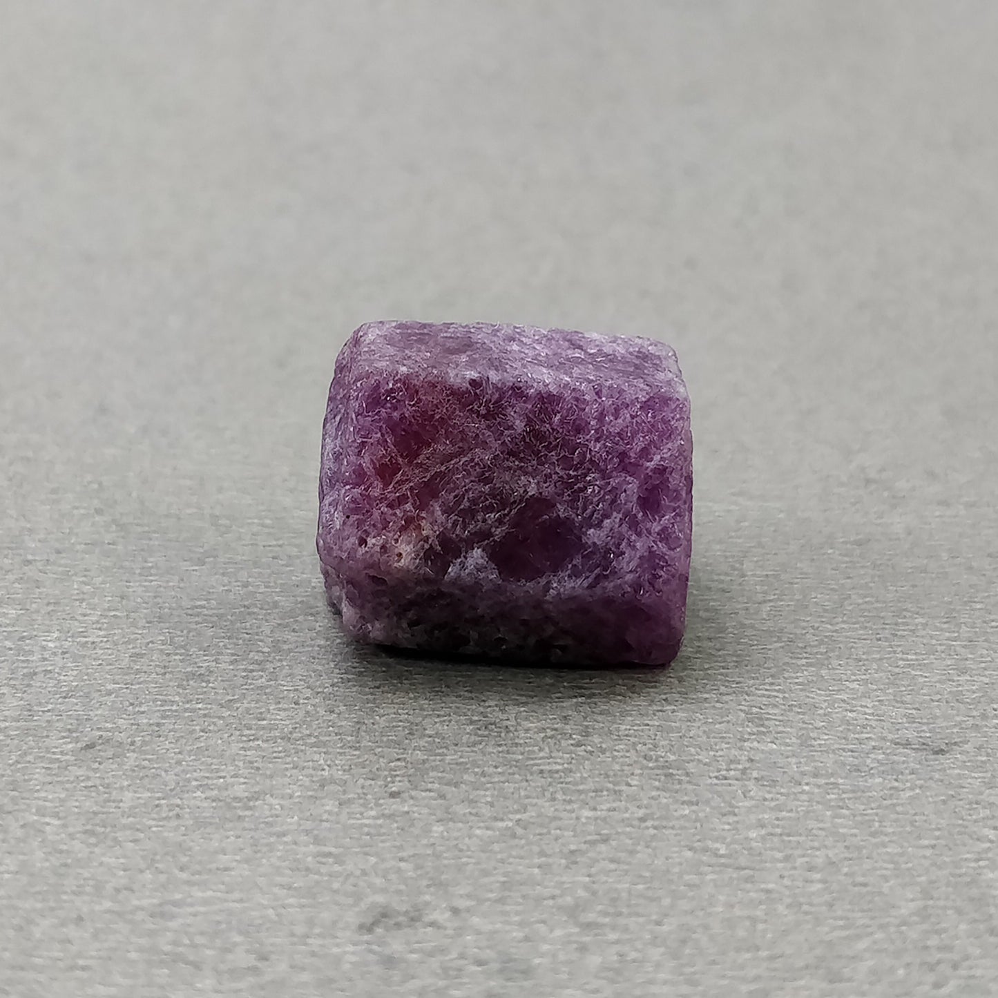 RECORD KEEPER RUBY Gemstone Crystal : 50.75cts Natural Untreated Unheated Red Ruby Triangle Formative Specimen 15*14mm