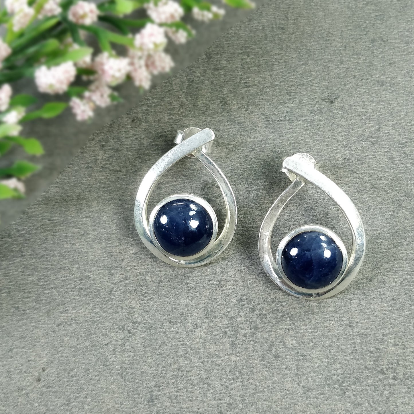 Sapphire earrings