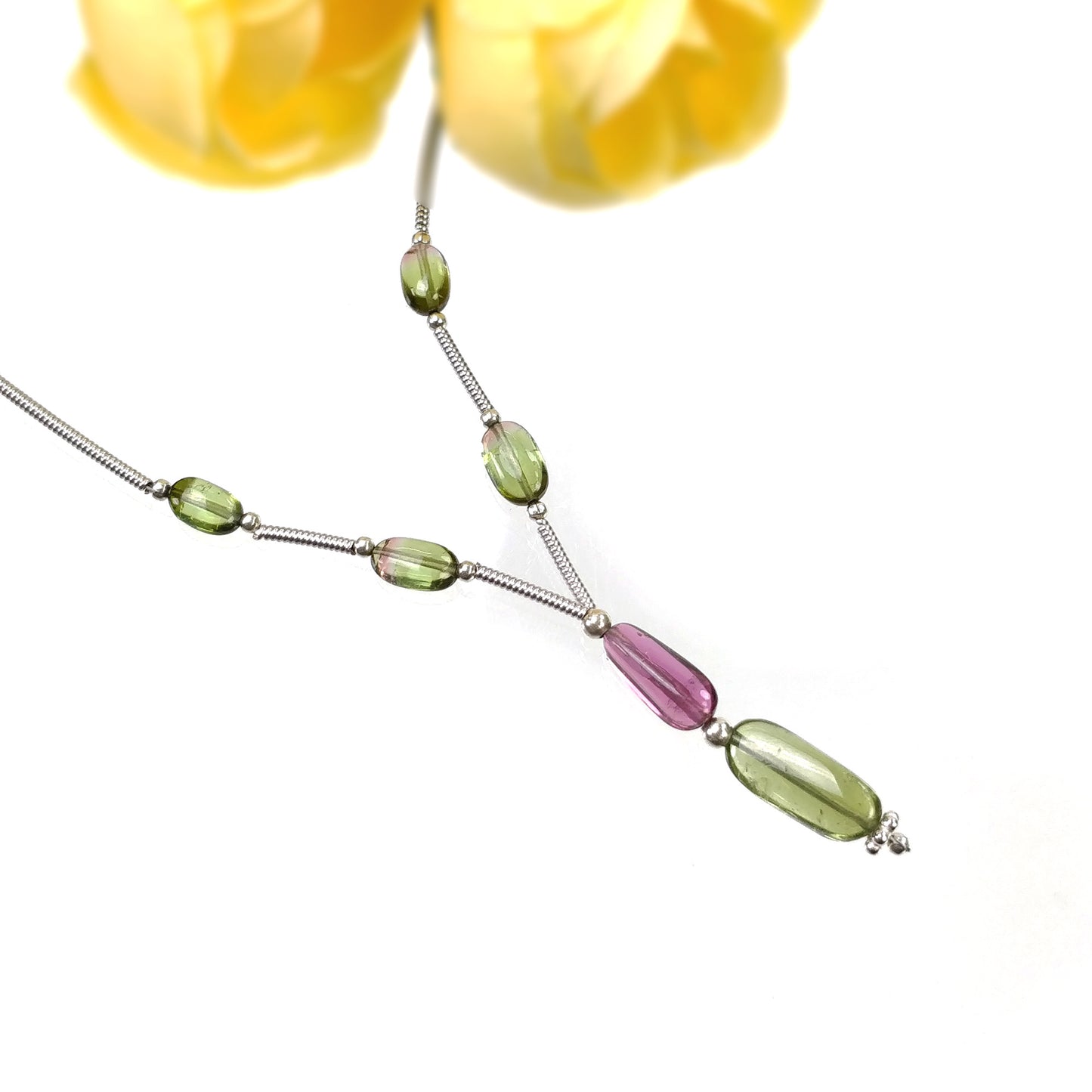 Watermelon TOURMALINE Gemstone Loose Beads: 7.10cts Natural Multi Color Tourmaline Oval Shape Plain Nuggets 6.5*4mm - 12*5.5mm