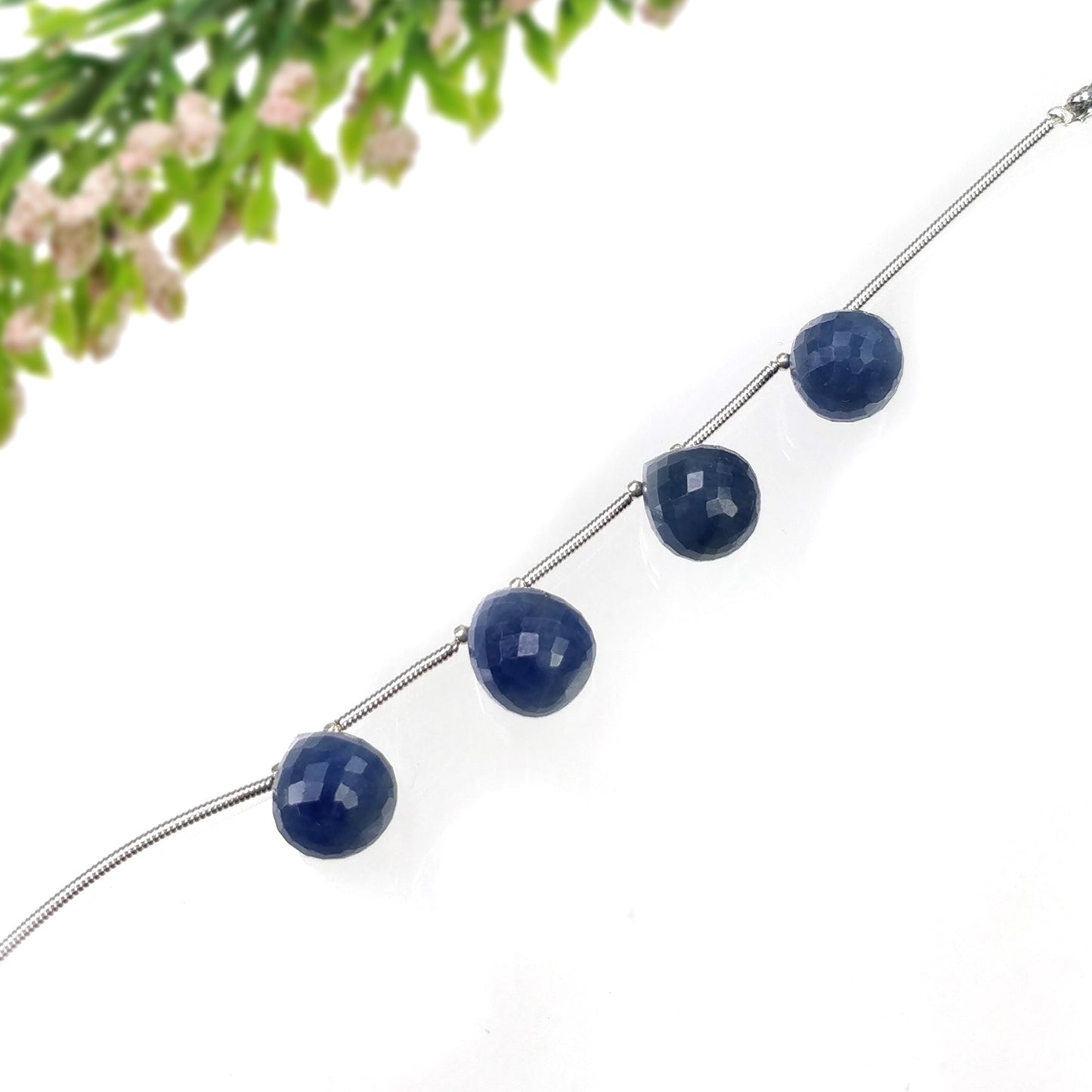 Gemstone Checker Cut Beads