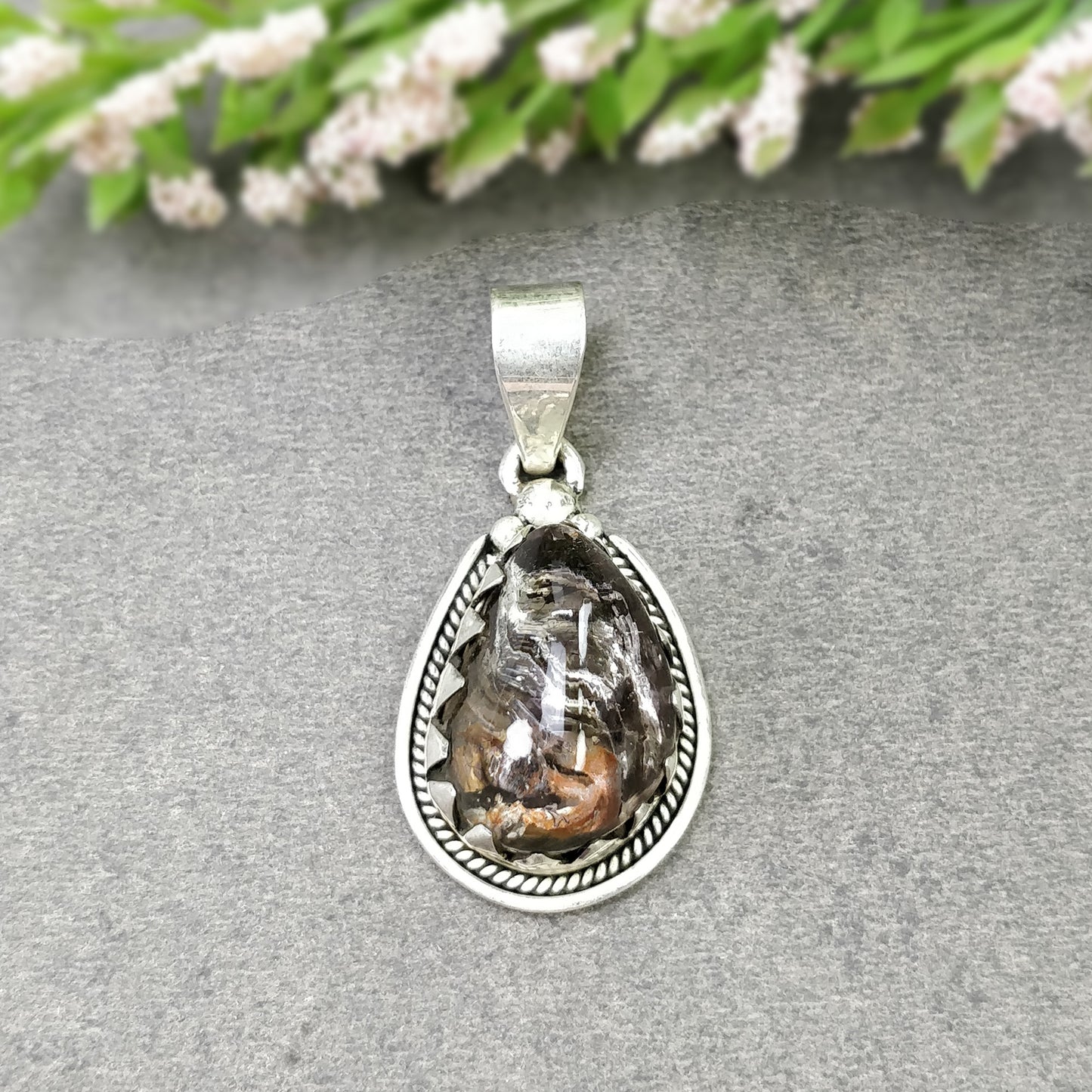 Bezel Set Pendant