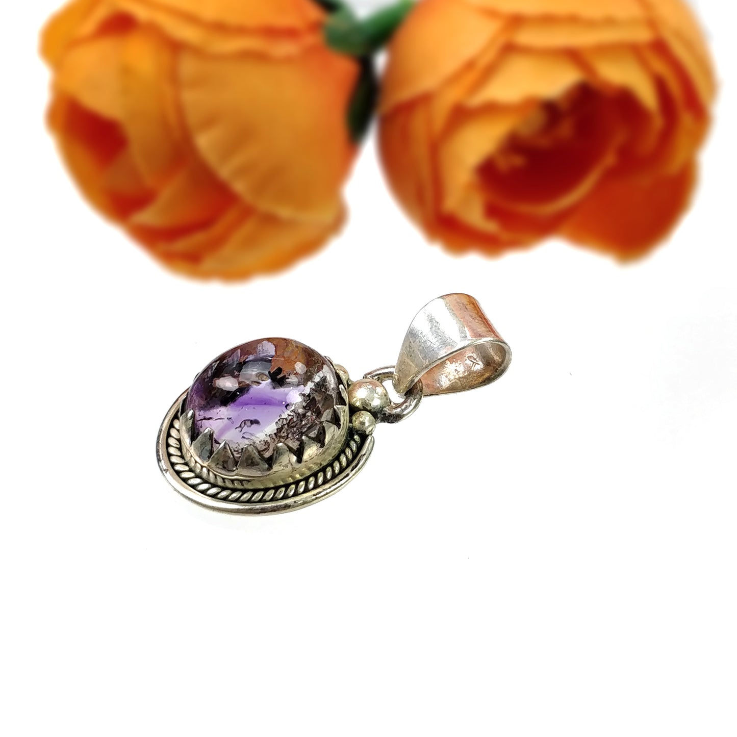 Bezel Set Pendant