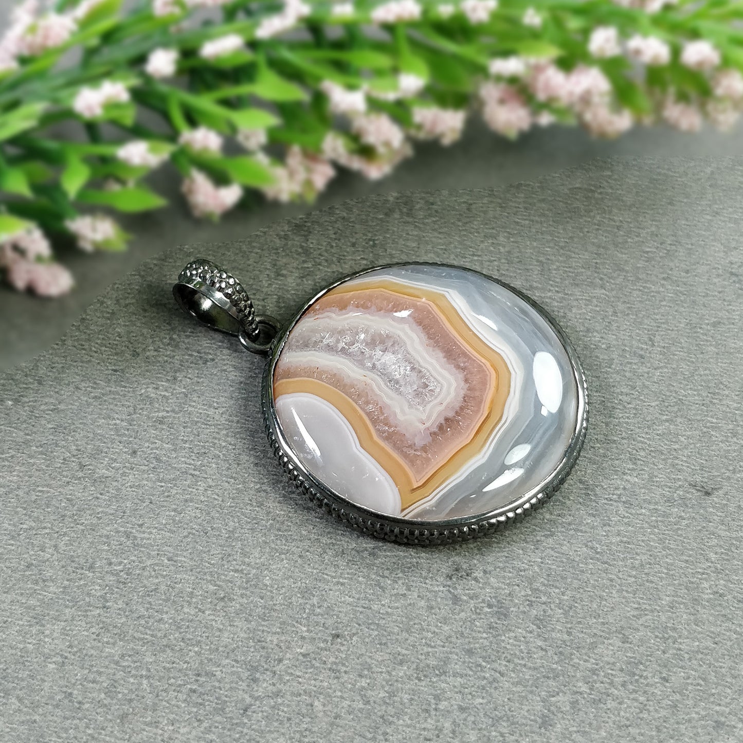 Bezel Set Pendant
