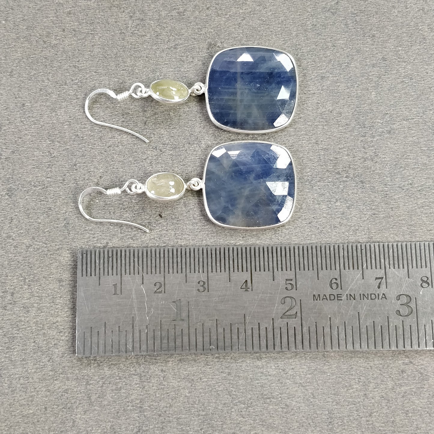 Bezel Set Earring