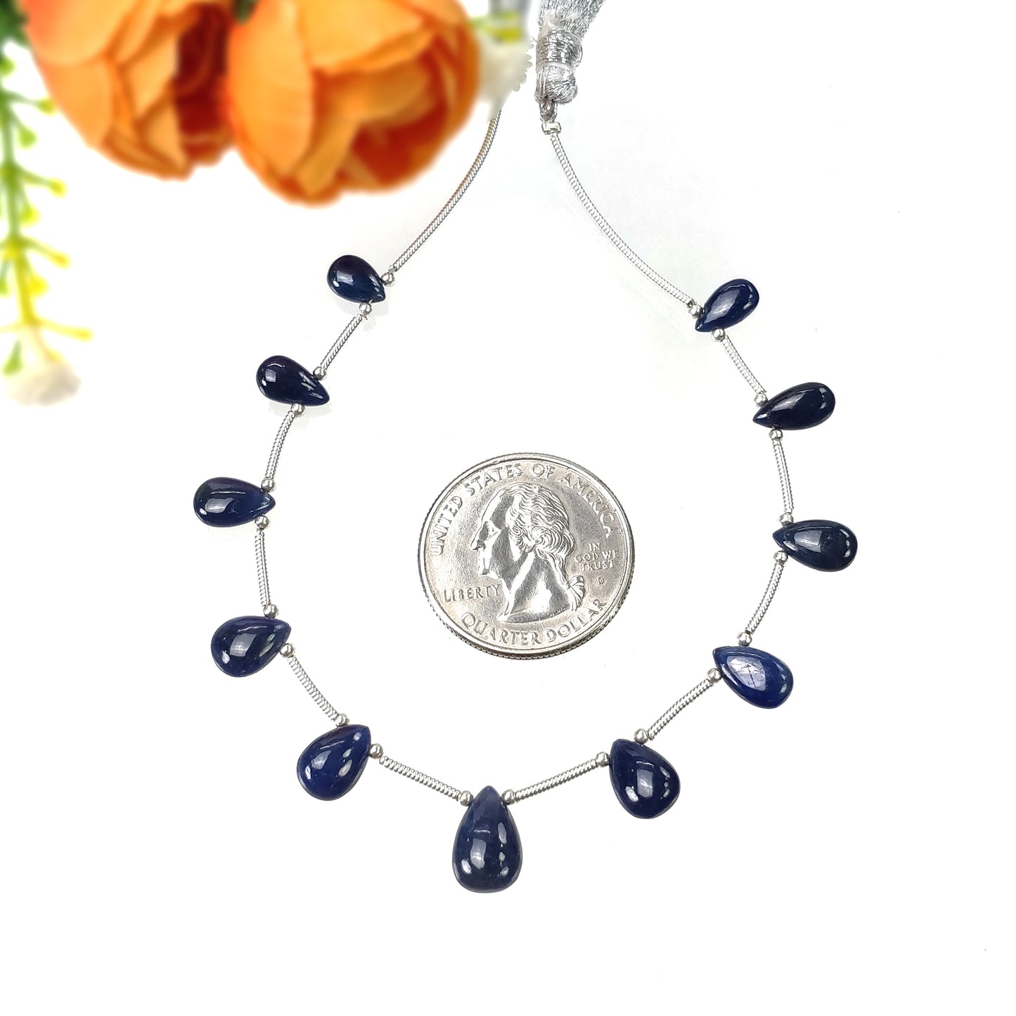 Sapphire Teardrops