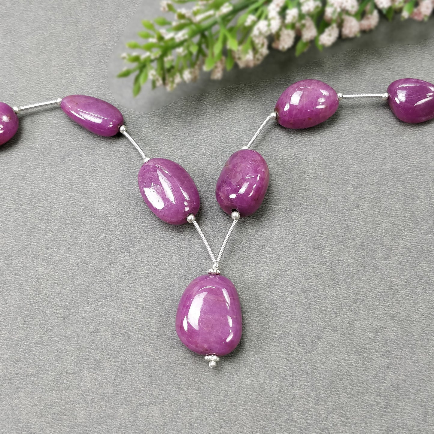 RUBY Gemstone Cabochon Loose Beads : 258.55cts Natural Untreated Unheated Ruby Oval Shape Plain Beads 14*11mm - 21.5*17.5mm