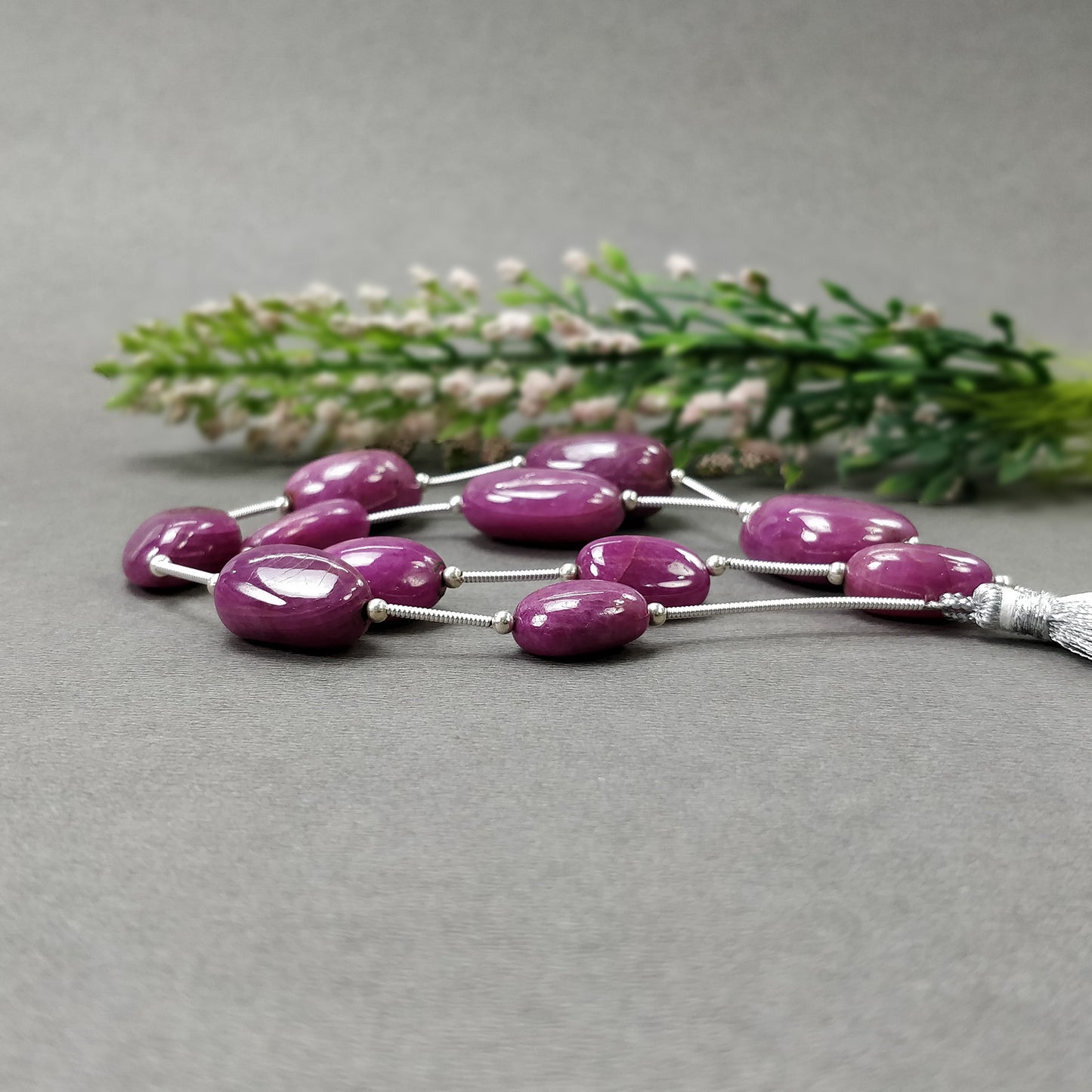 RUBY Gemstone Cabochon Loose Beads : 258.55cts Natural Untreated Unheated Ruby Oval Shape Plain Beads 14*11mm - 21.5*17.5mm