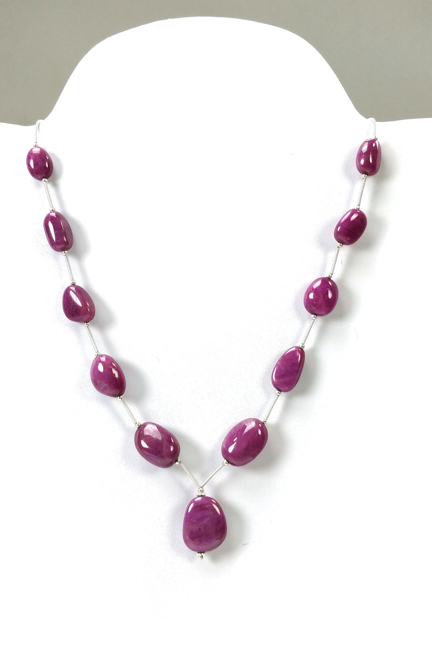 RUBY Gemstone Cabochon Loose Beads : 258.55cts Natural Untreated Unheated Ruby Oval Shape Plain Beads 14*11mm - 21.5*17.5mm