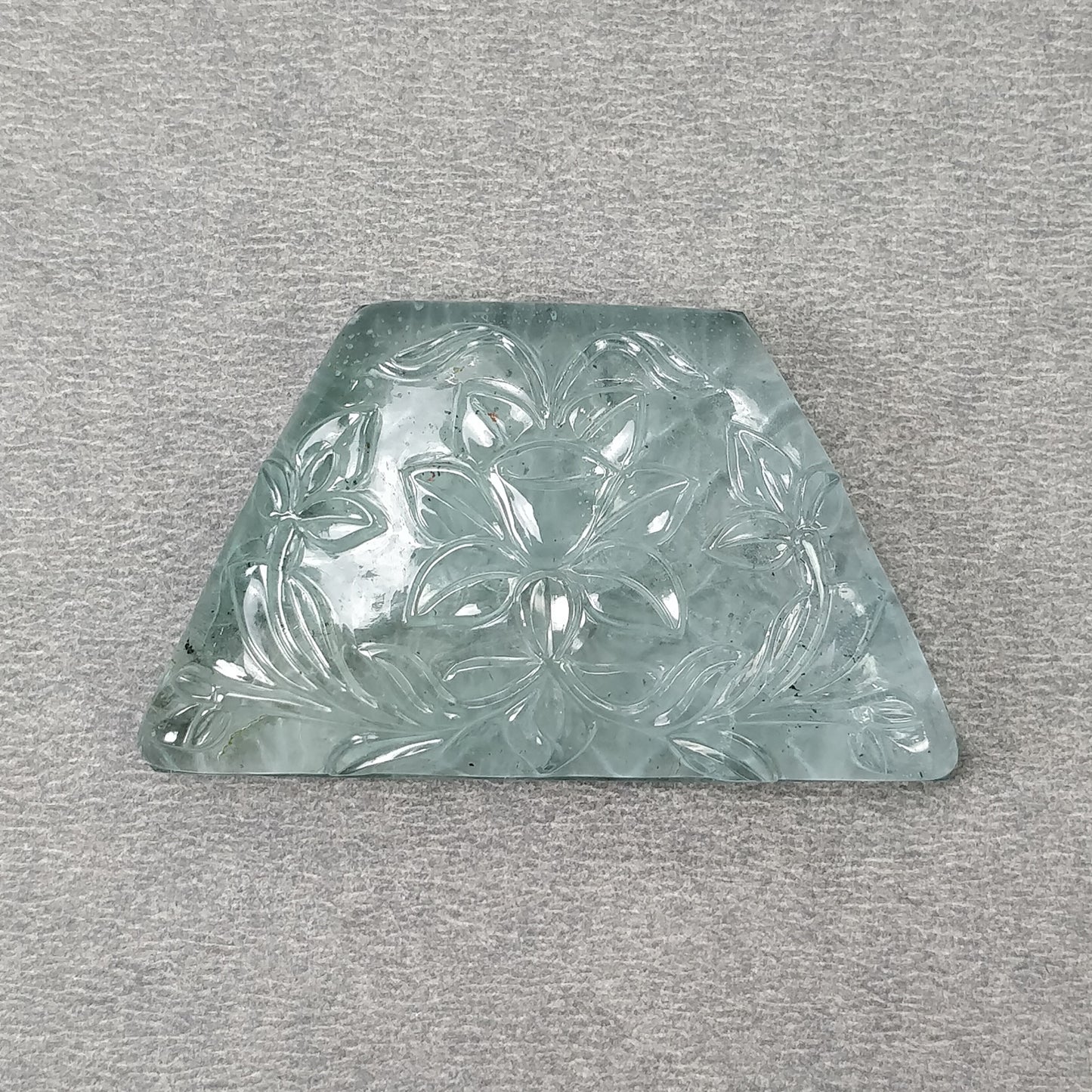 Hand Carved aqua