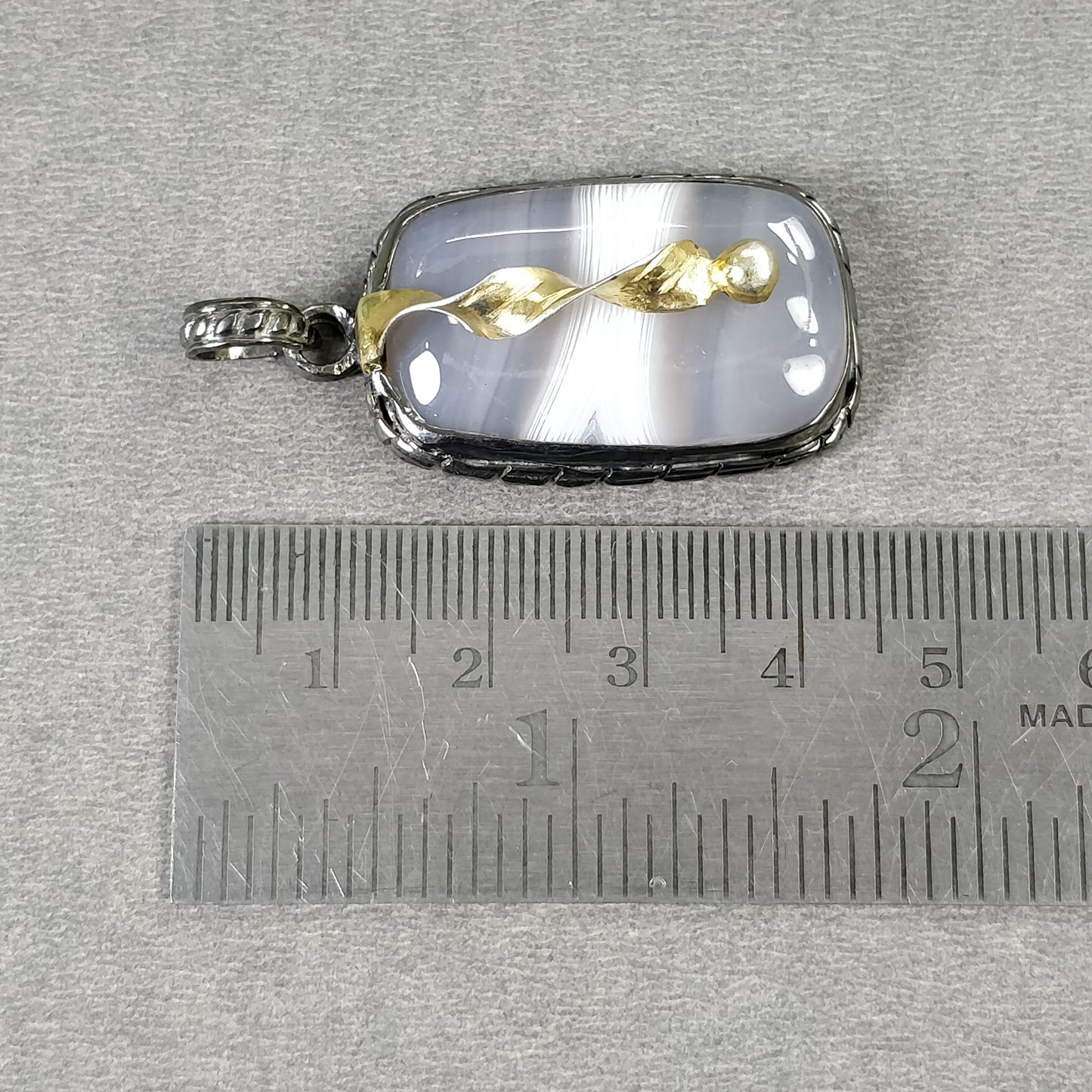 Bezel Set Pendant