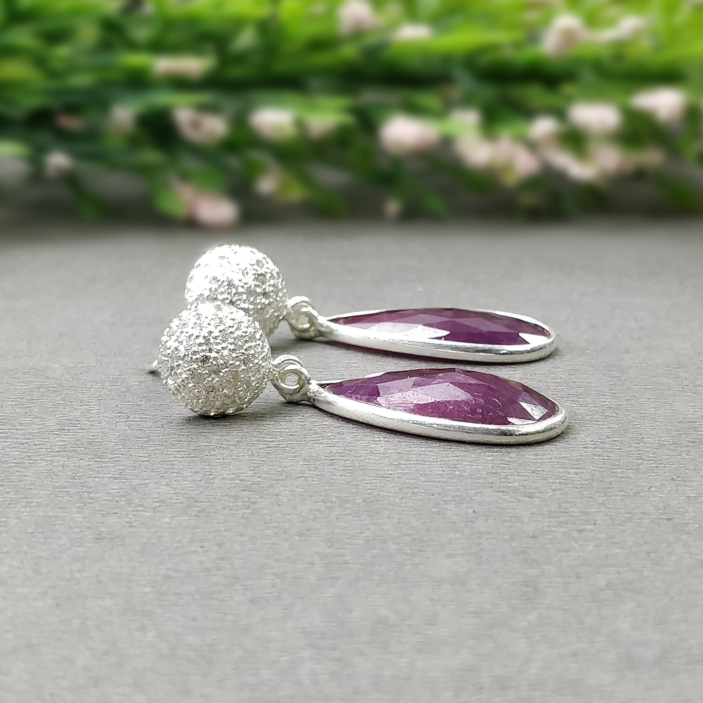 Ruby Earring