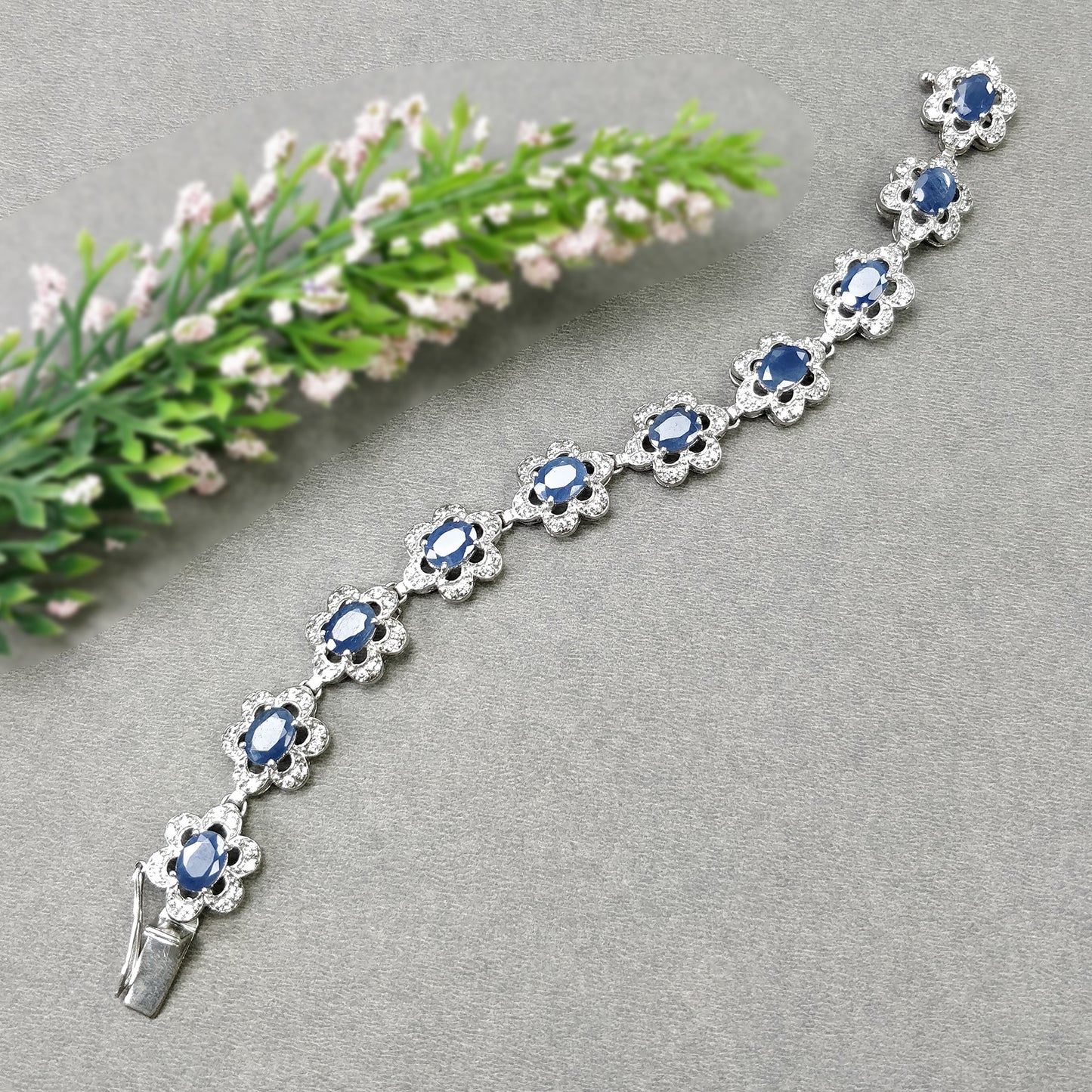 Blue Sapphire Bracelet