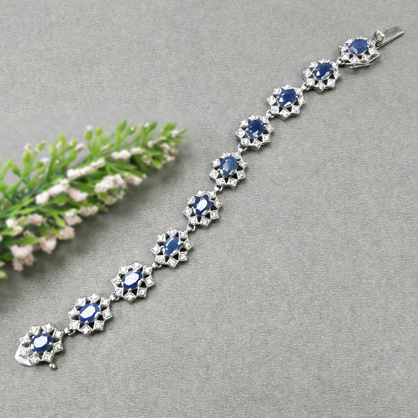 Blue Sapphire Bracelet