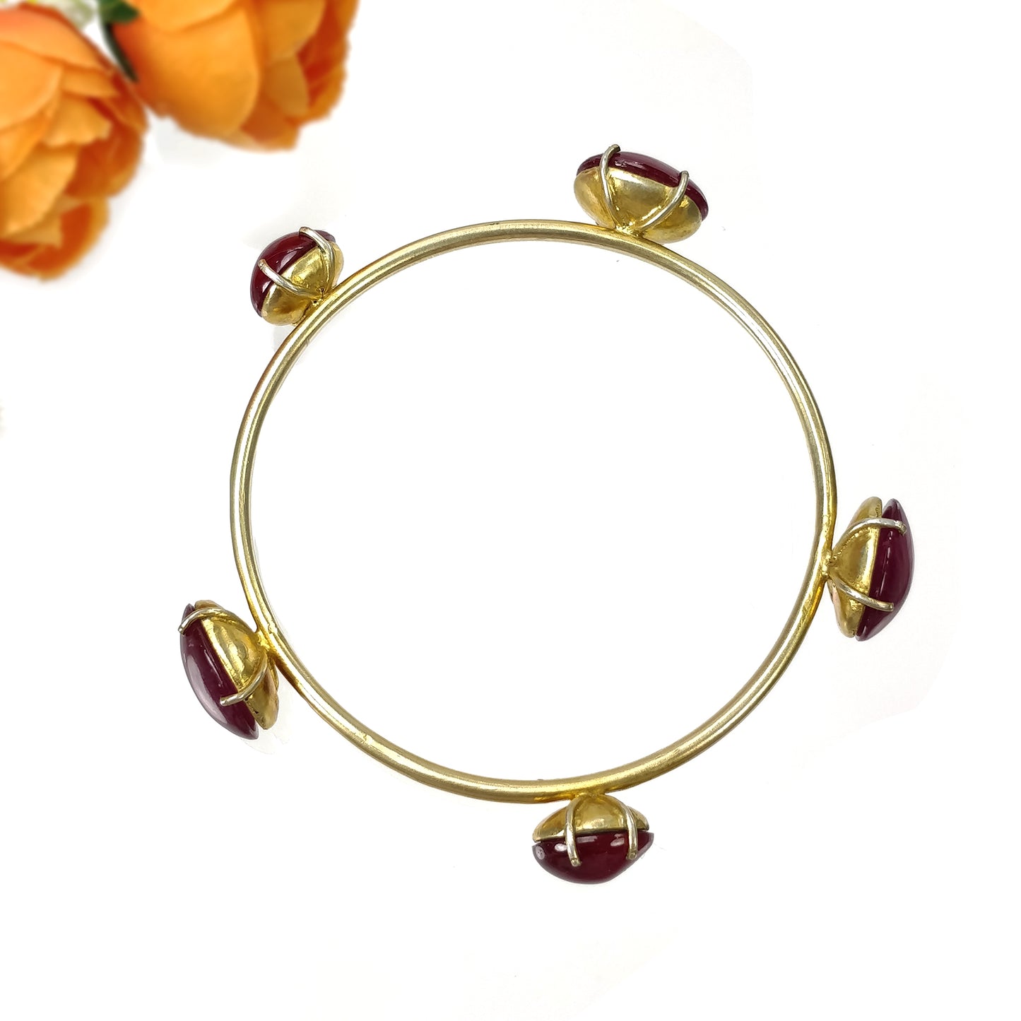Ruby Glass Filled Gemstone