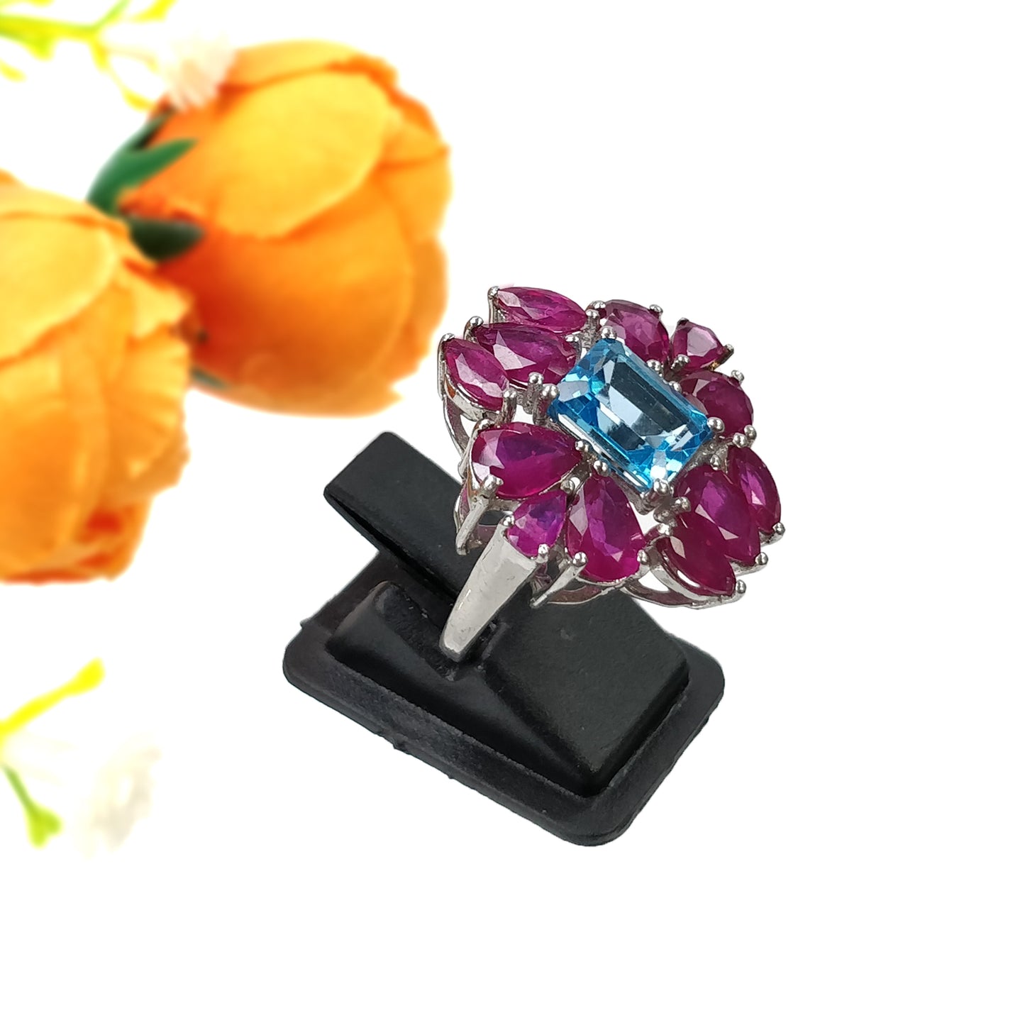 Blue Topaz Ring