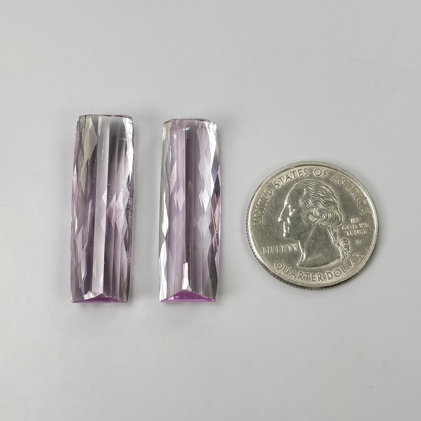 Checker Cut Kunzite