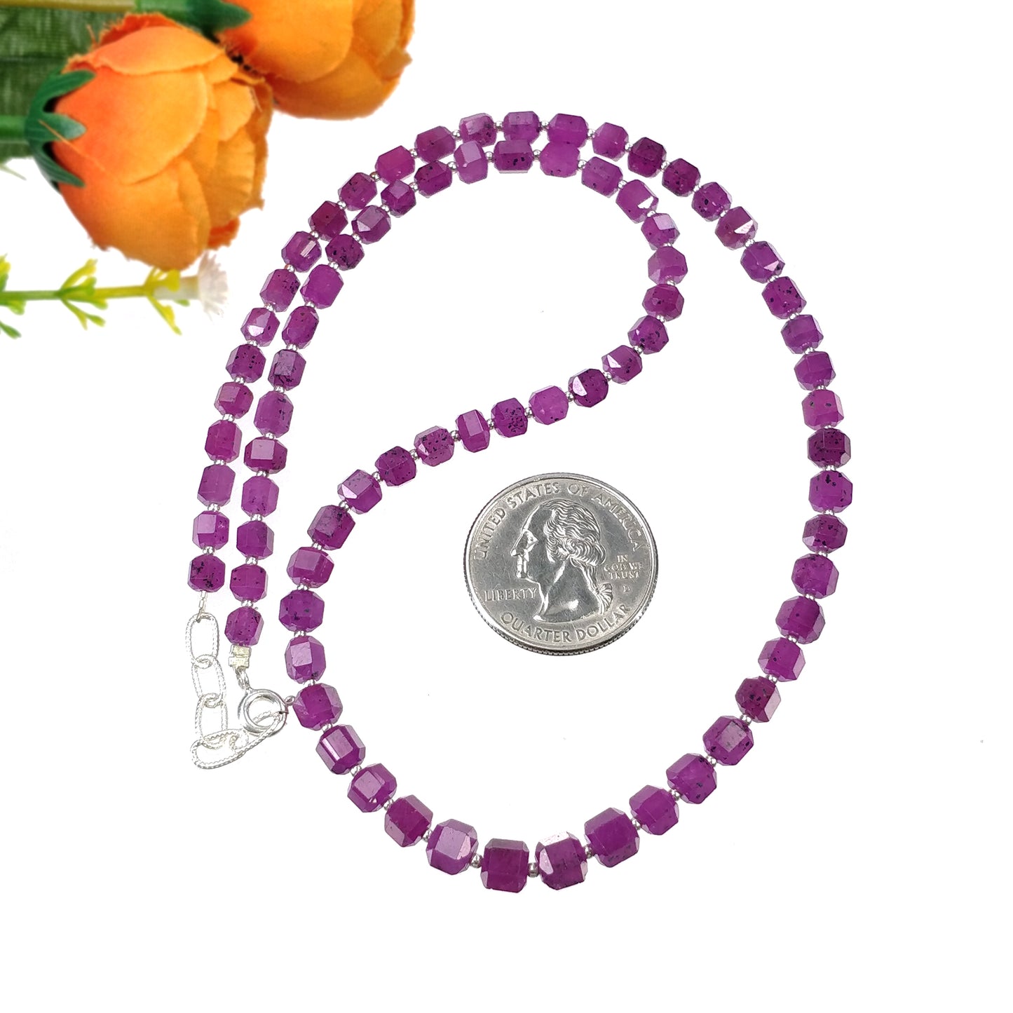 Checker Cut Necklace