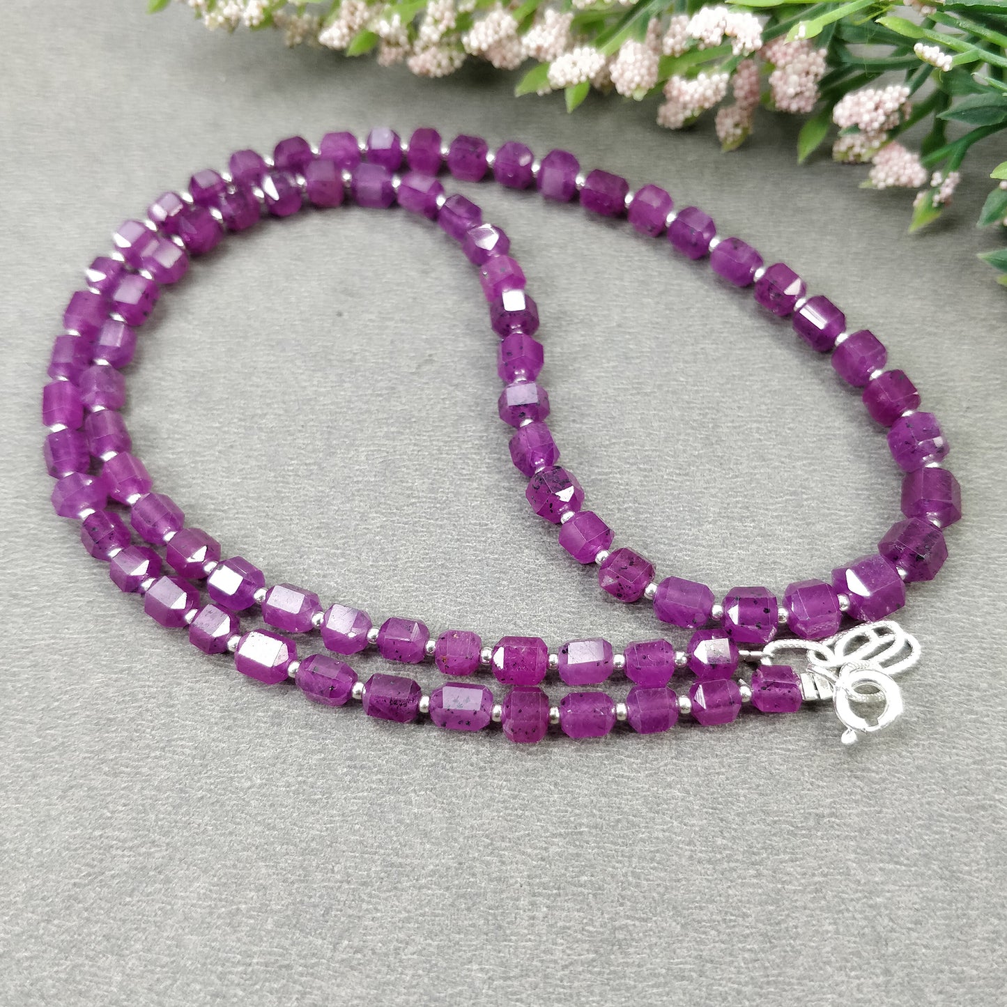 Pink Sapphire necklace