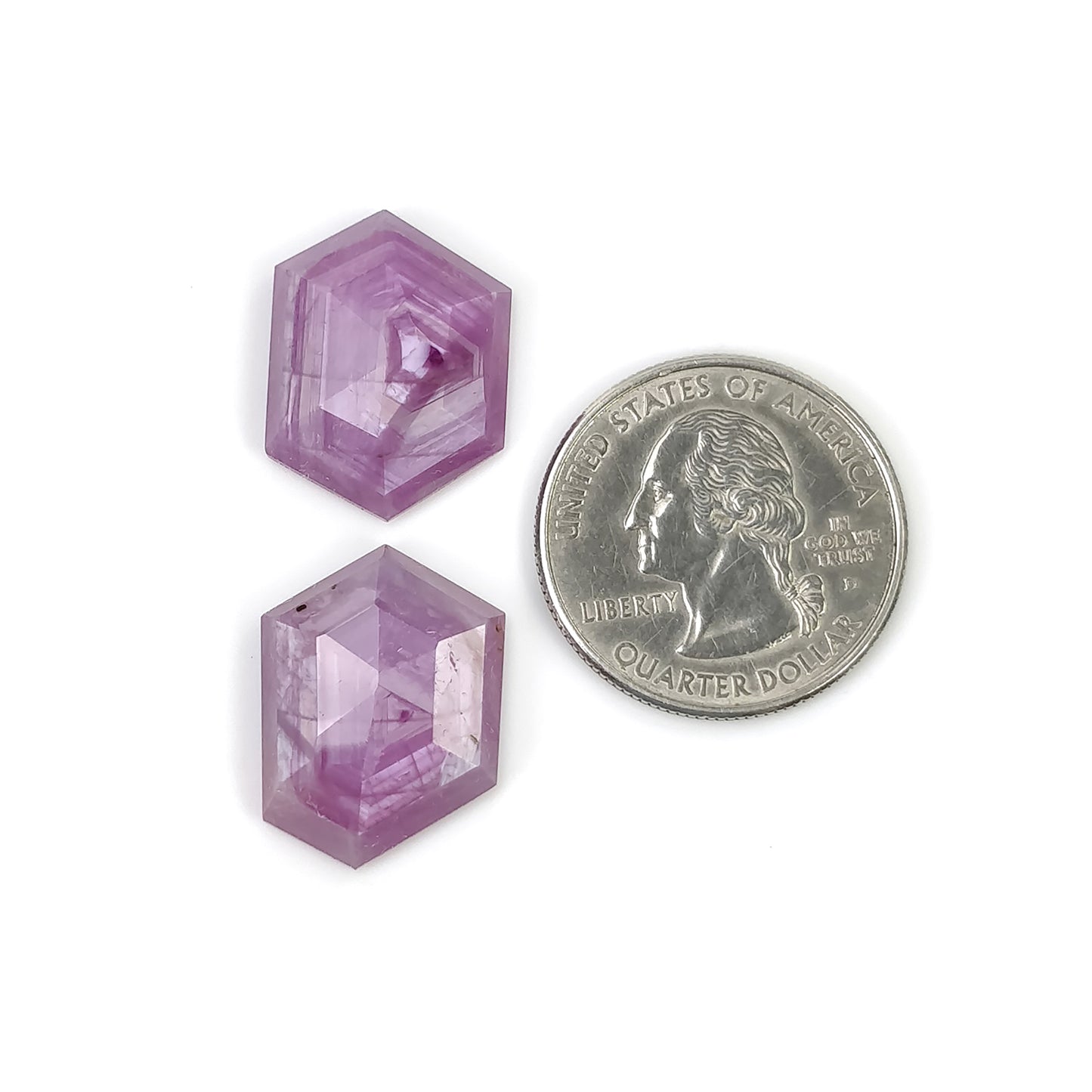Hexagon Shape Sapphire
