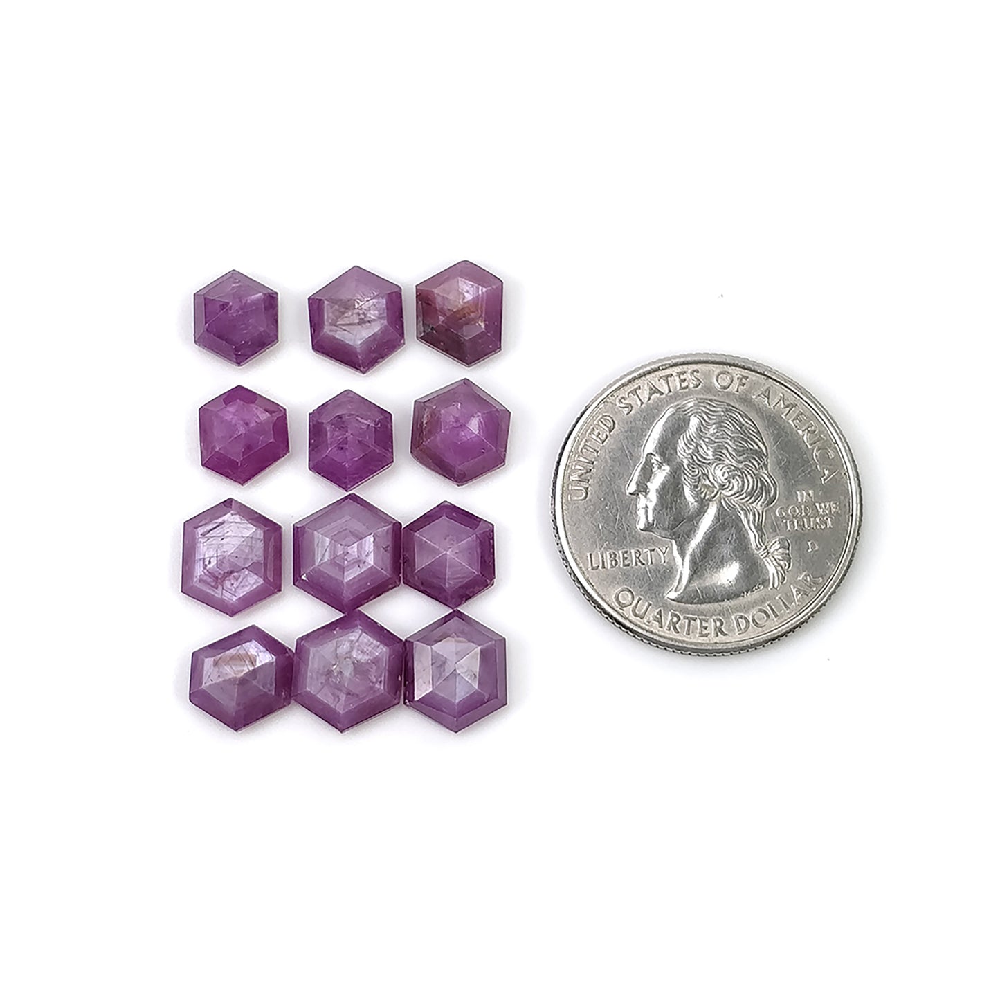 Hexagon Shape Sapphire