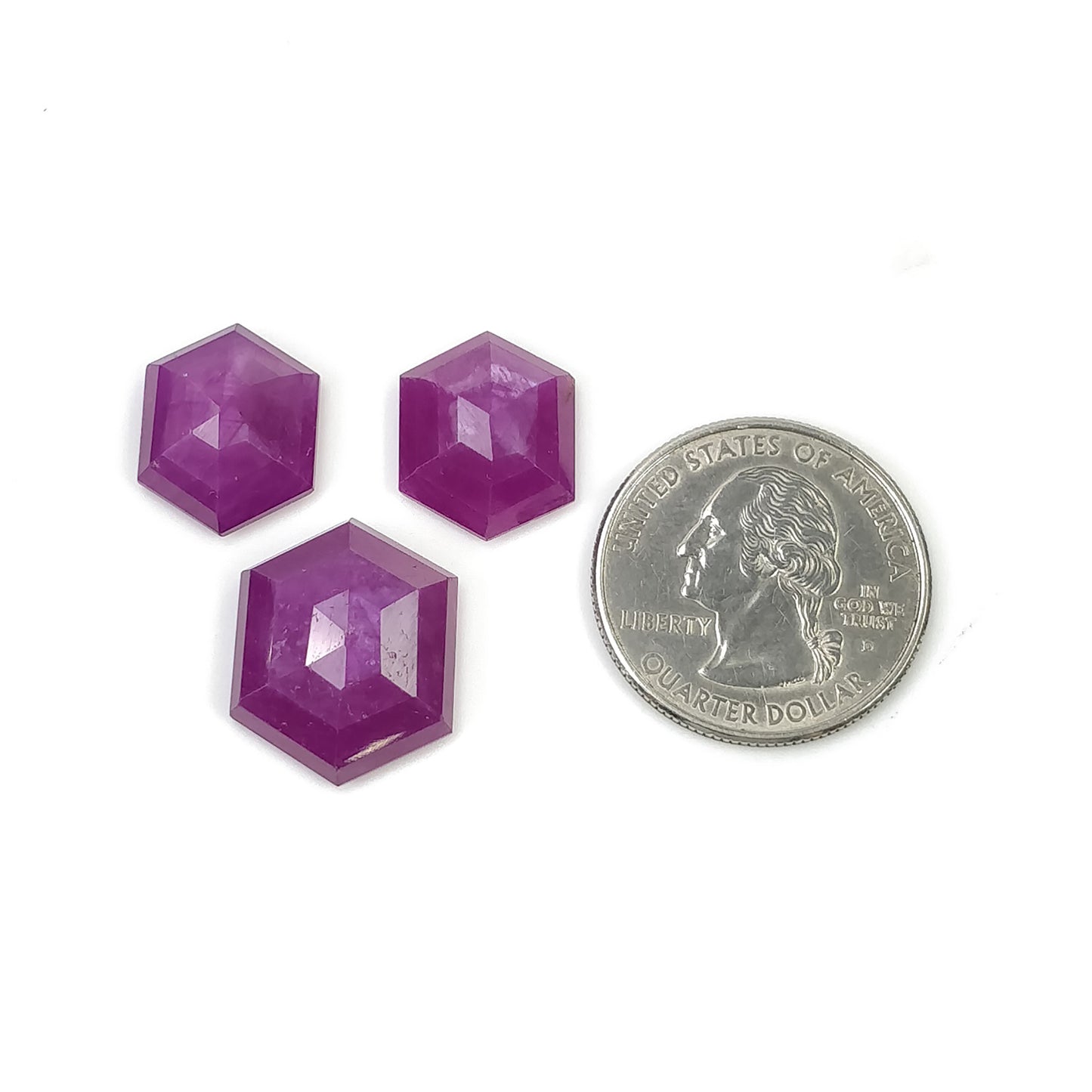 Hexagon Shape Sapphire