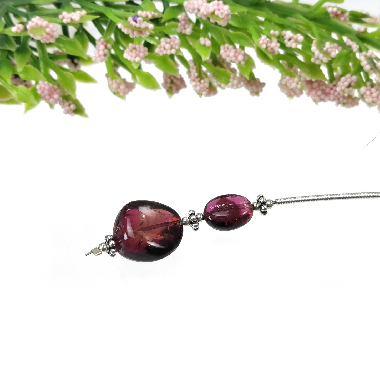 Rubellite Tourmaline Gemstone Loose Beads: Natural Untreated Tourmaline Uneven Shape Plain Nuggets