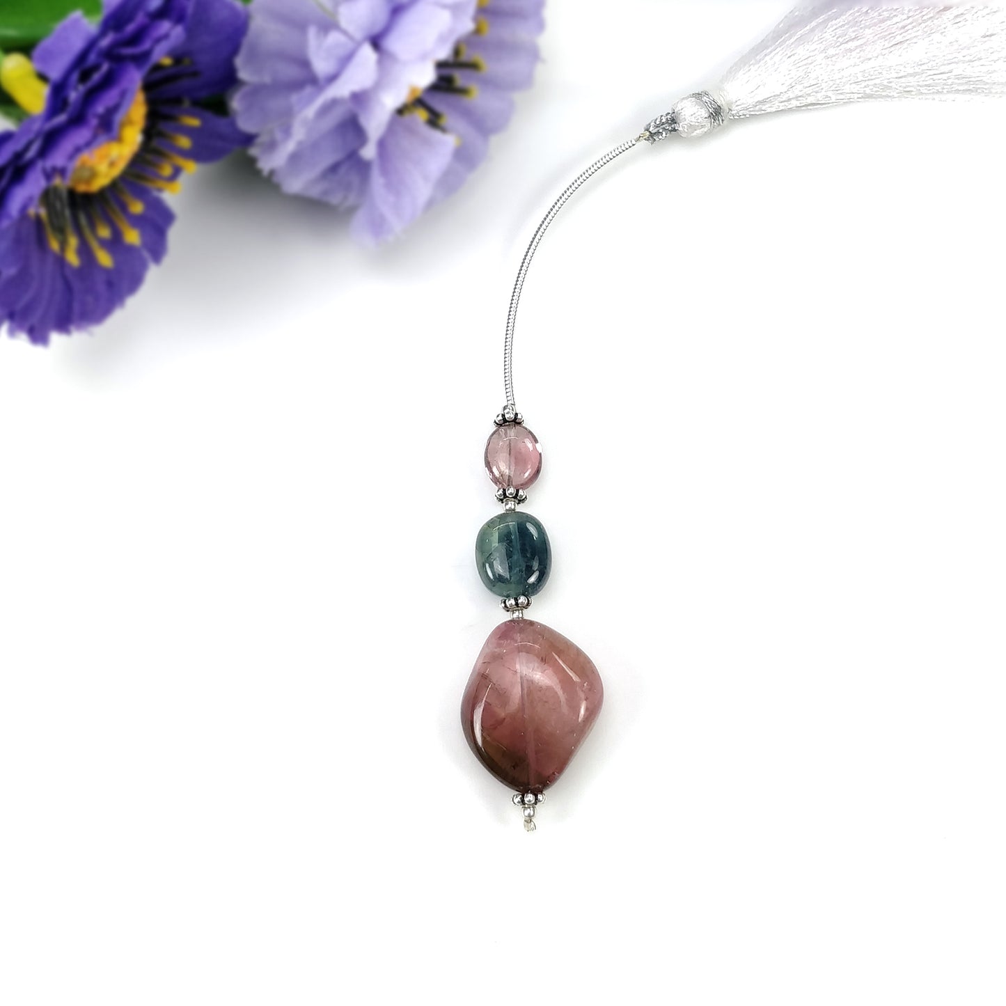 Tourmaline Gemstone Loose Beads : Natural Untreated Bi-Color Tourmaline Uneven Shape Plain Nuggets