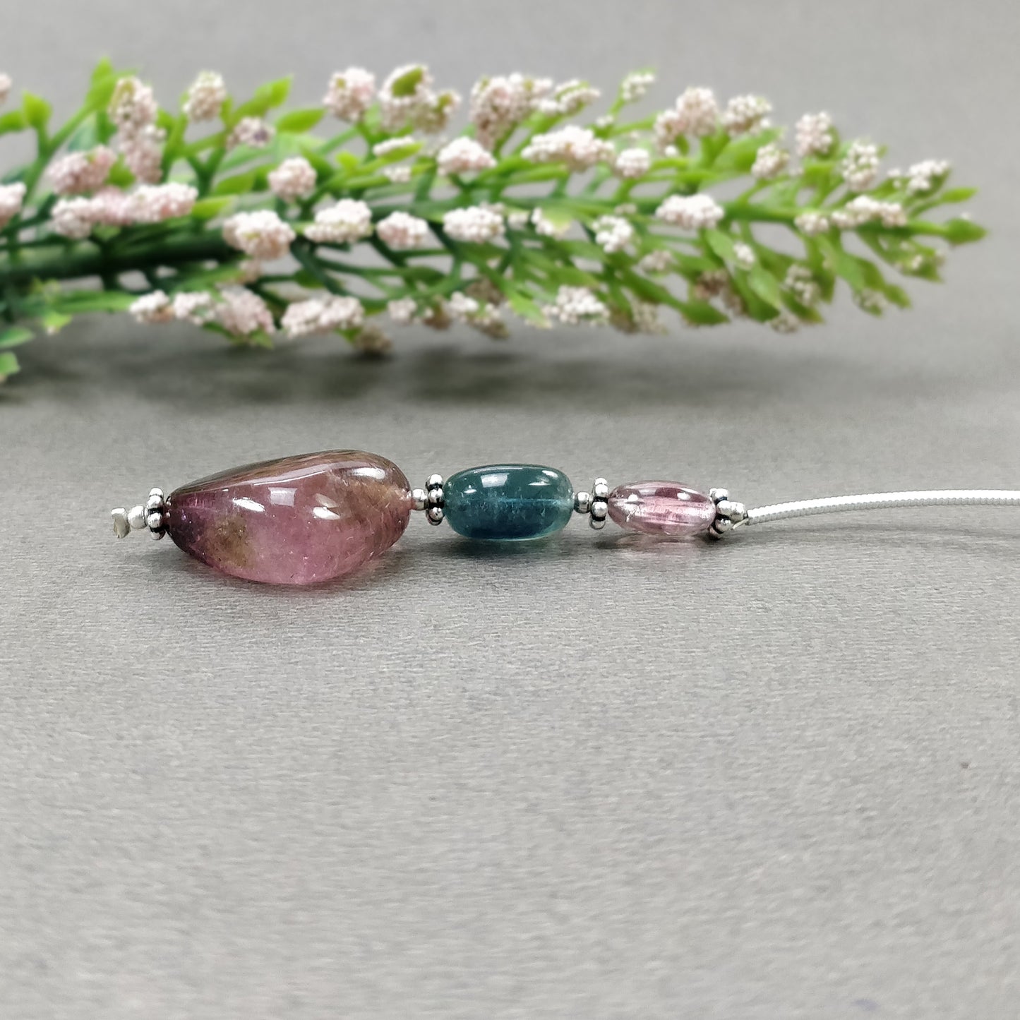 Tourmaline Gemstone Loose Beads : Natural Untreated Bi-Color Tourmaline Uneven Shape Plain Nuggets