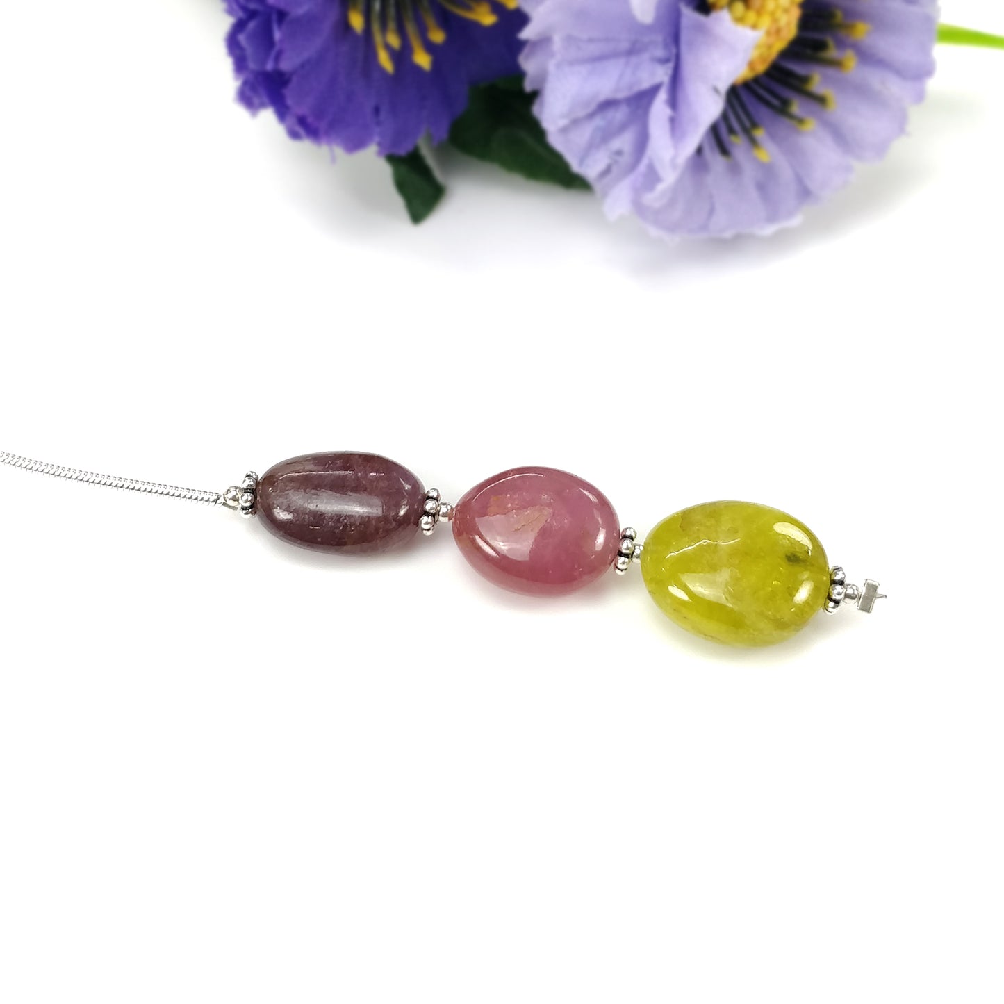 Tourmaline Gemstone Loose Beads : Natural Untreated Bi-Color Tourmaline Uneven Shape Plain Nuggets