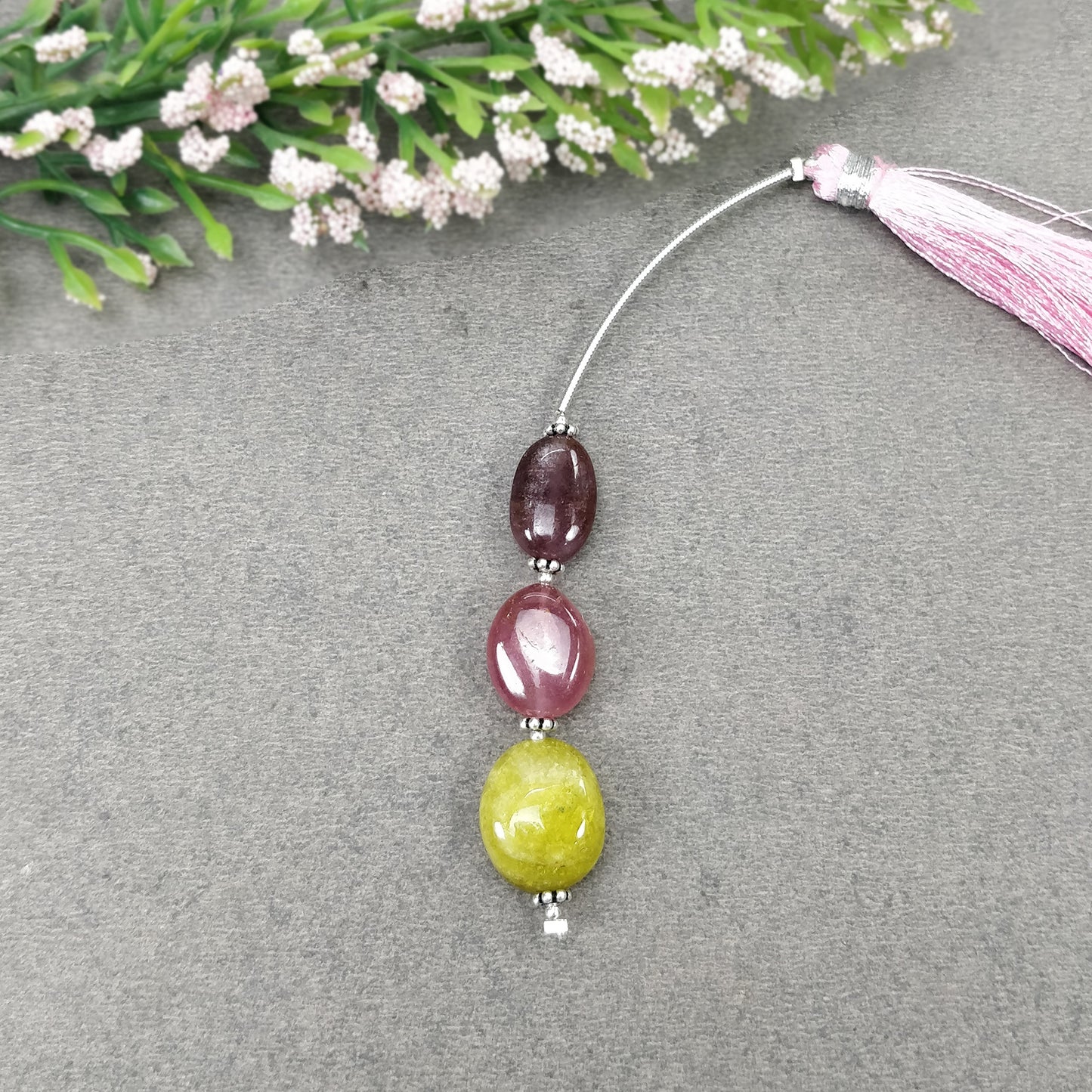 Tourmaline Gemstone Loose Beads : Natural Untreated Bi-Color Tourmaline Uneven Shape Plain Nuggets