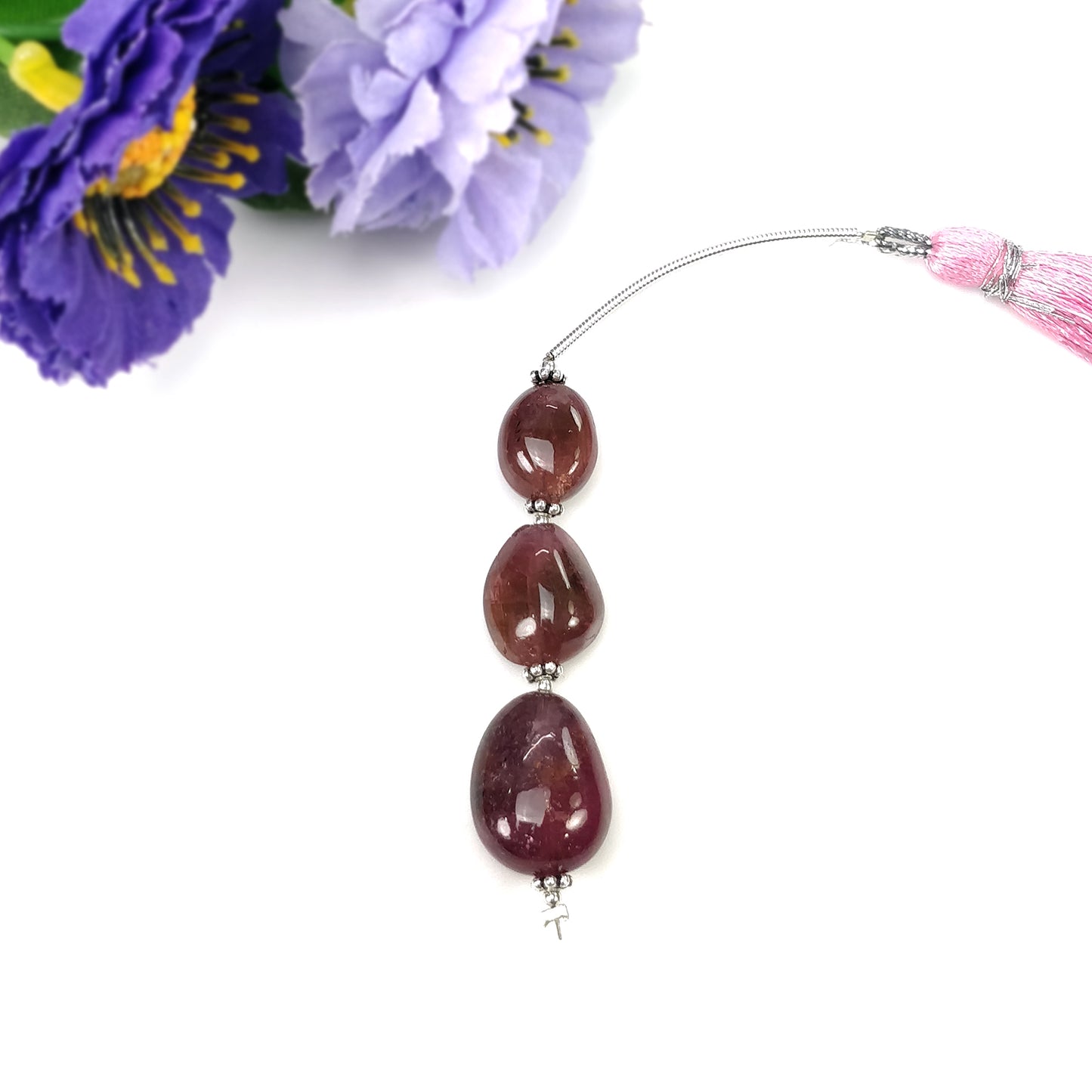 Tourmaline Gemstone Loose Beads : Natural Untreated Bi-Color Tourmaline Uneven Shape Plain Nuggets