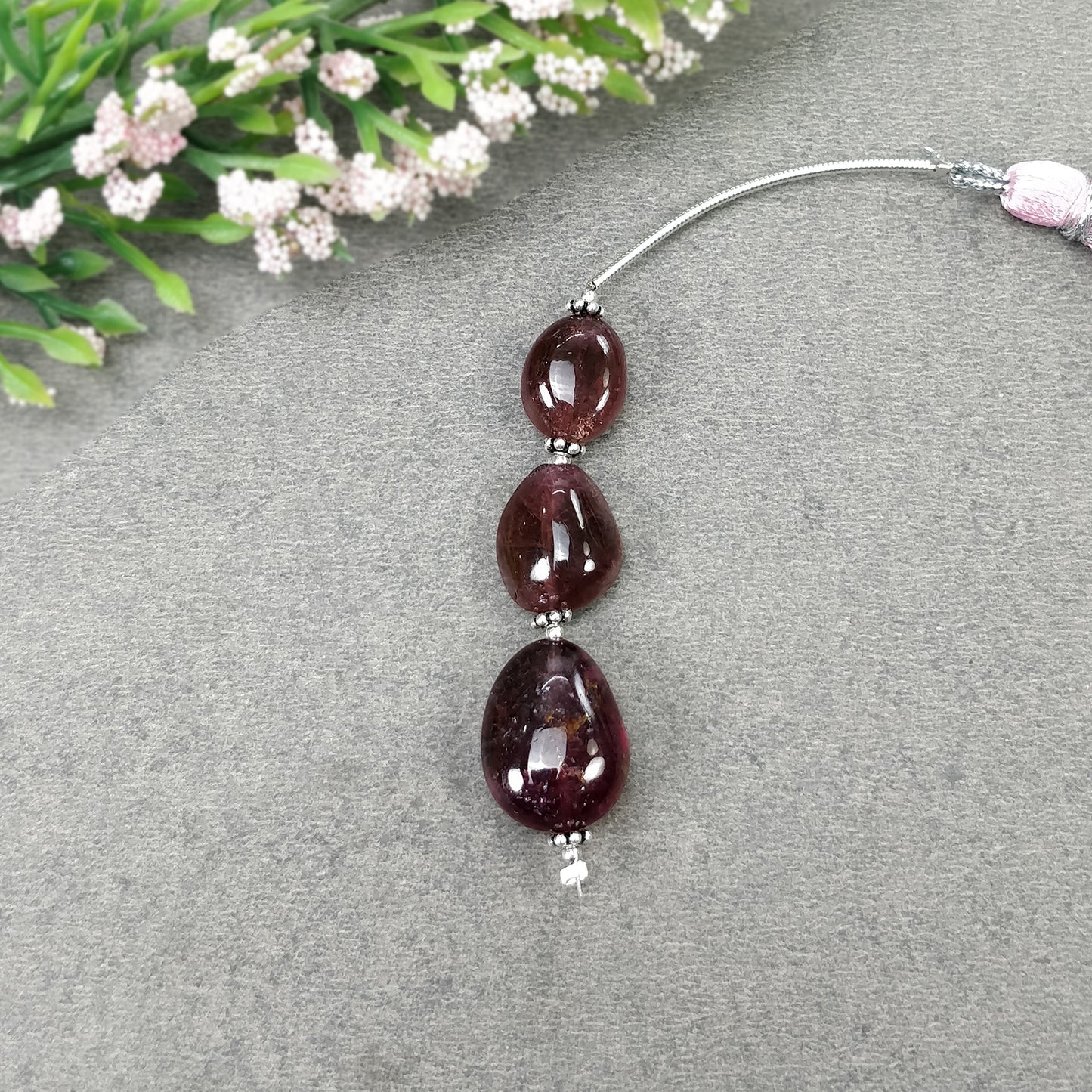 Tourmaline Gemstone Loose Beads : Natural Untreated Bi-Color Tourmaline Uneven Shape Plain Nuggets